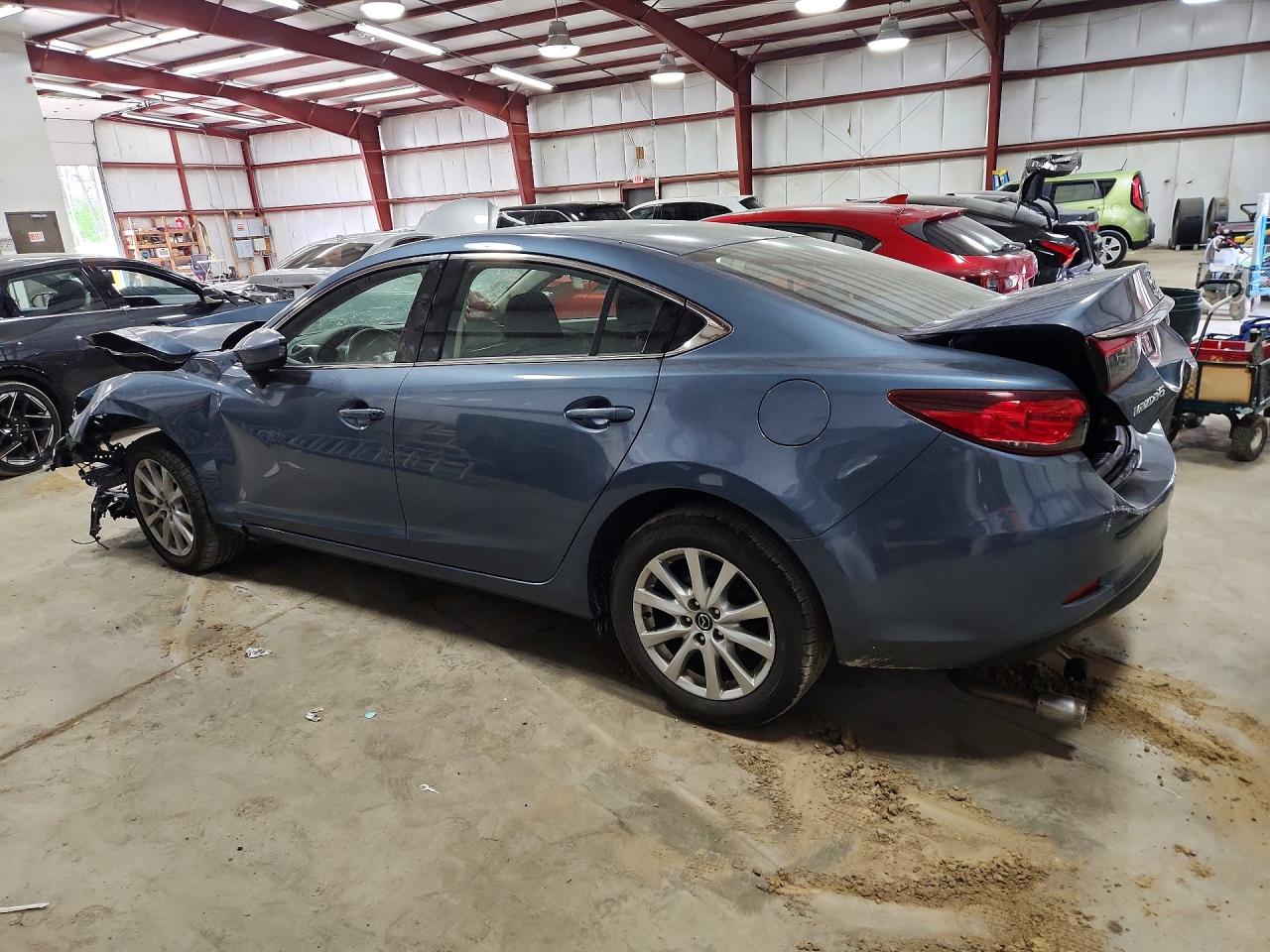 2014 Mazda 6 Sport Blue vin: JM1GJ1U63E1156728