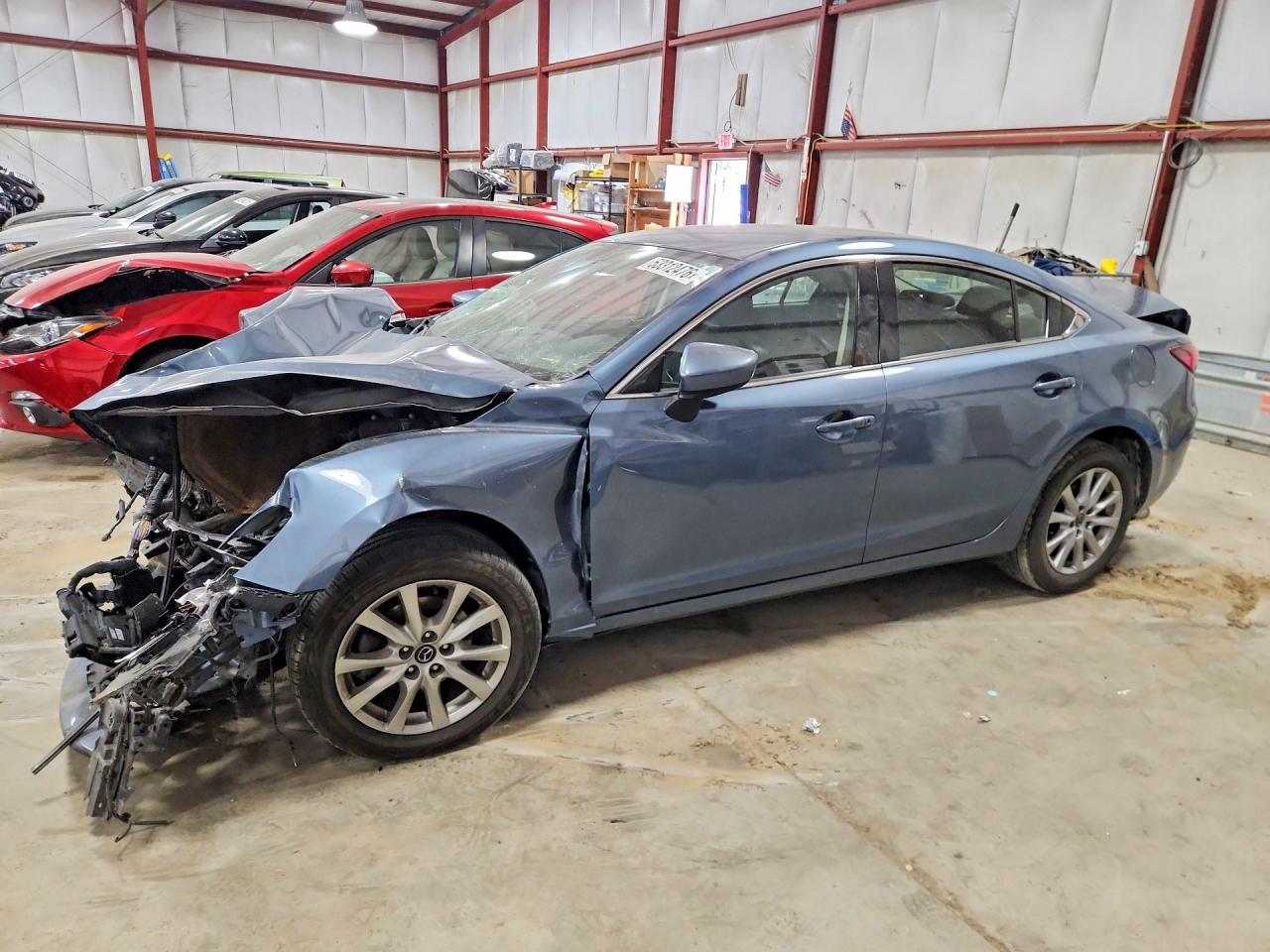 2014 Mazda 6 Sport Blue vin: JM1GJ1U63E1156728