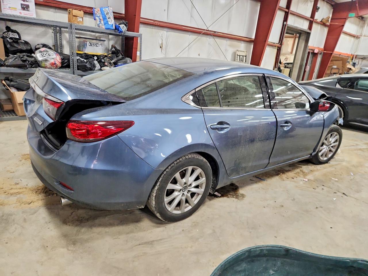 2014 Mazda 6 Sport Blue vin: JM1GJ1U63E1156728