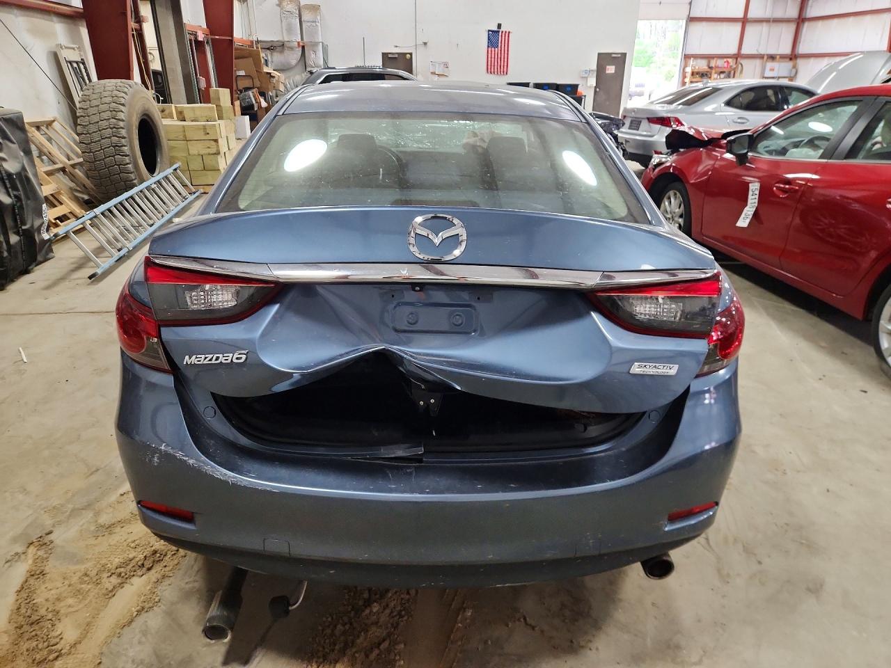 2014 Mazda 6 Sport Blue vin: JM1GJ1U63E1156728