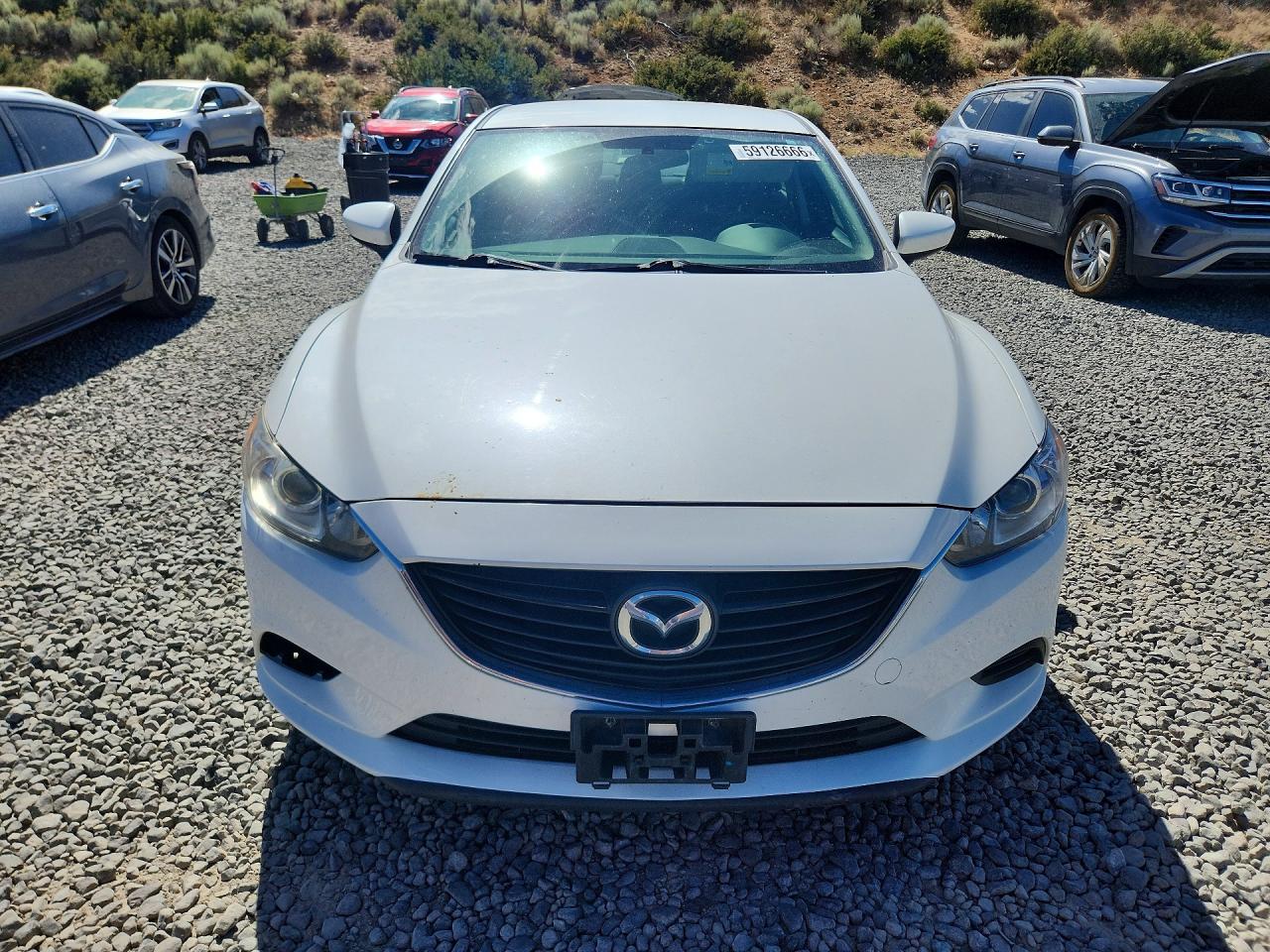 2015 Mazda 6 Sport White vin: JM1GJ1U63F1169111