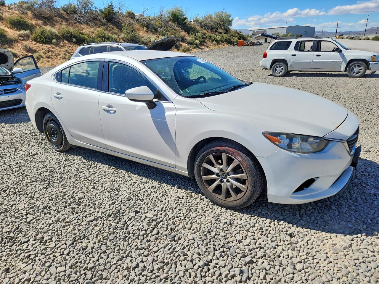 2015 Mazda 6 Sport White vin: JM1GJ1U63F1169111