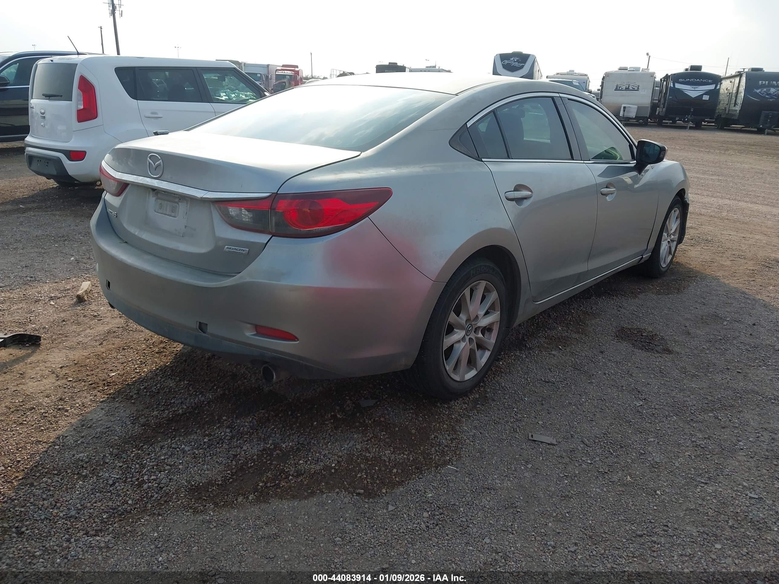 2014 Mazda Mazda6   Gray vin: JM1GJ1U64E1161100
