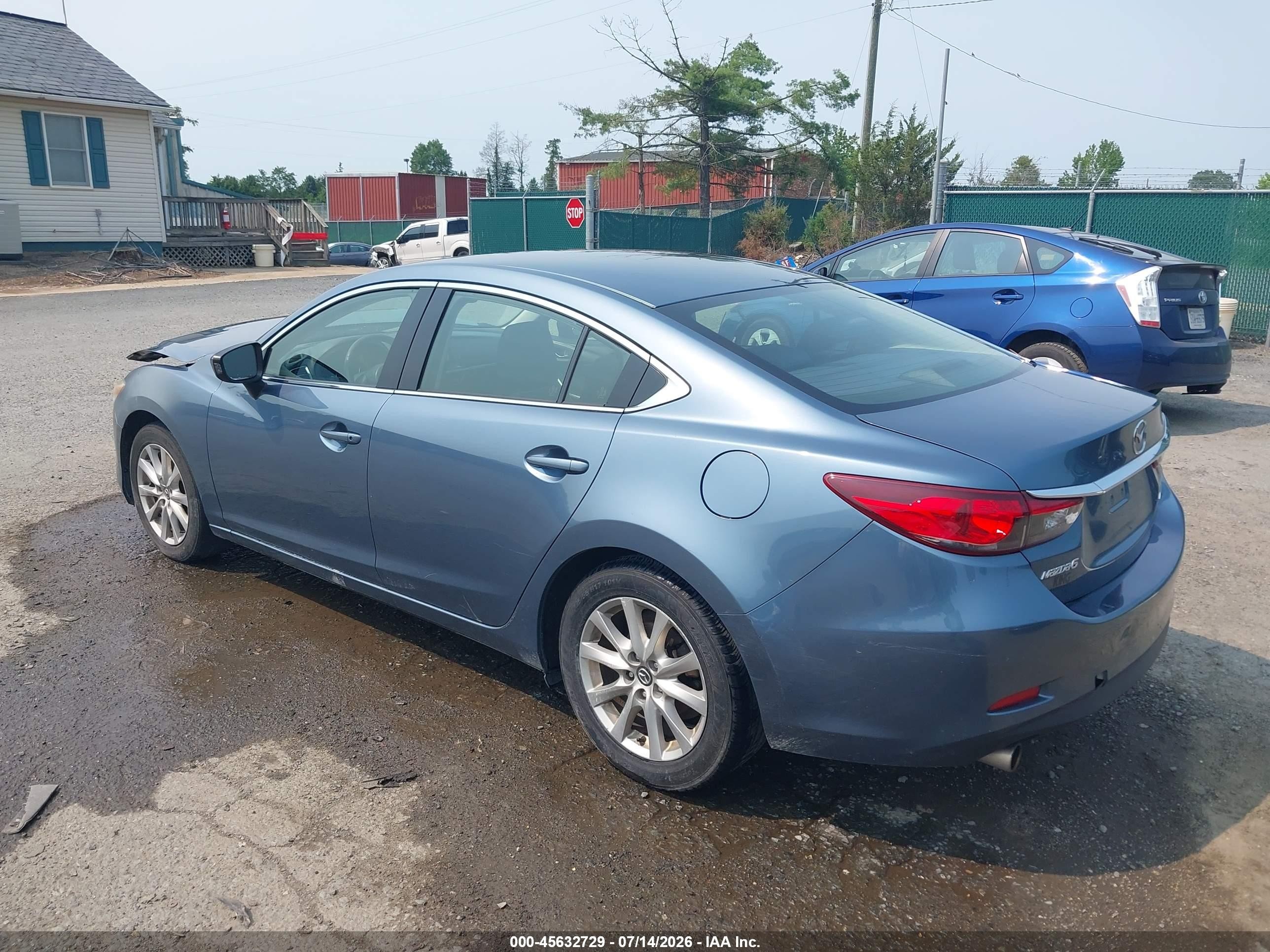 2015 Mazda Mazda6 I Sport Blue vin: JM1GJ1U64F1177900