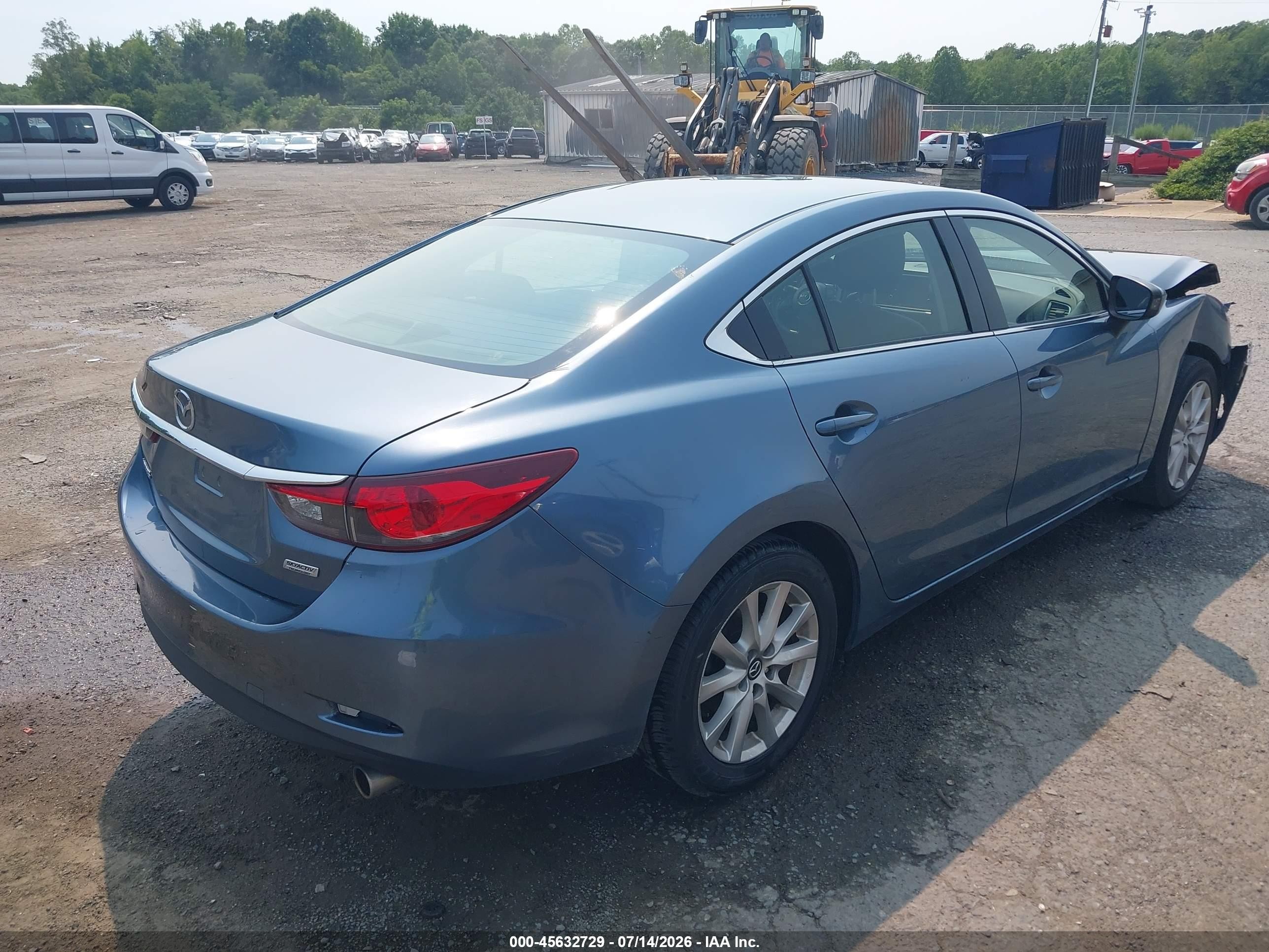 2015 Mazda Mazda6 I Sport Blue vin: JM1GJ1U64F1177900