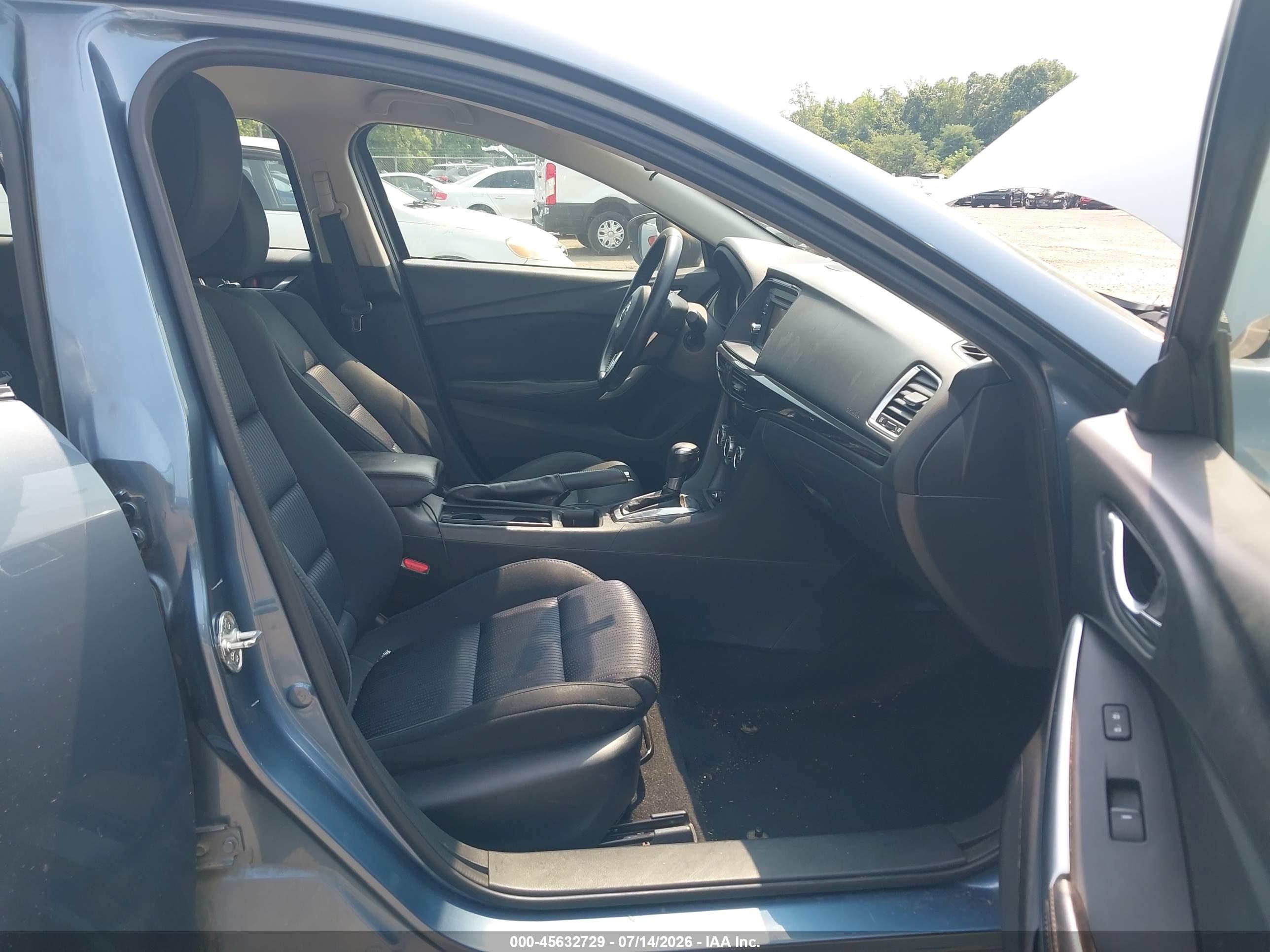 2015 Mazda Mazda6 I Sport Blue vin: JM1GJ1U64F1177900