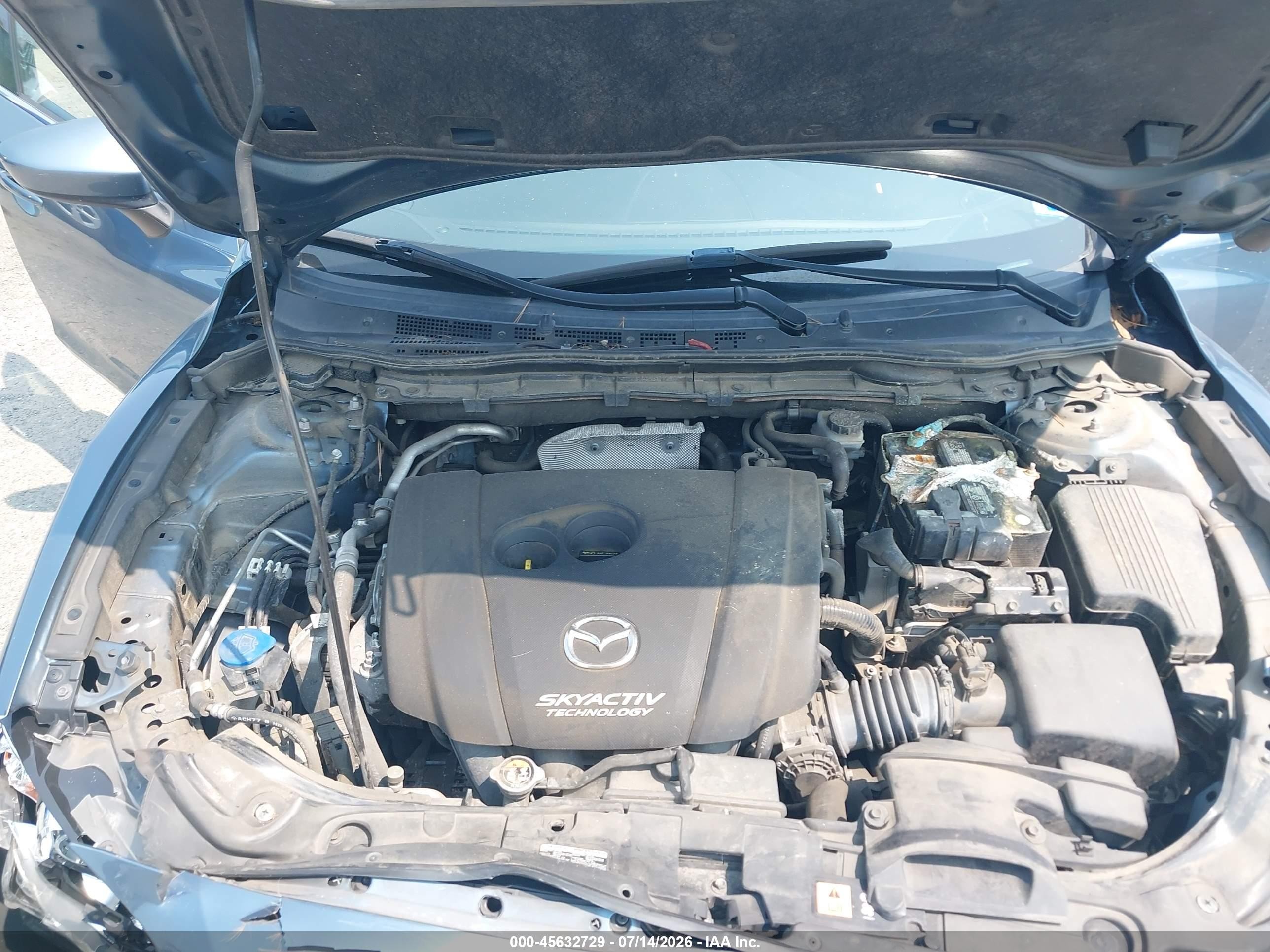 2015 Mazda Mazda6 I Sport Blue vin: JM1GJ1U64F1177900