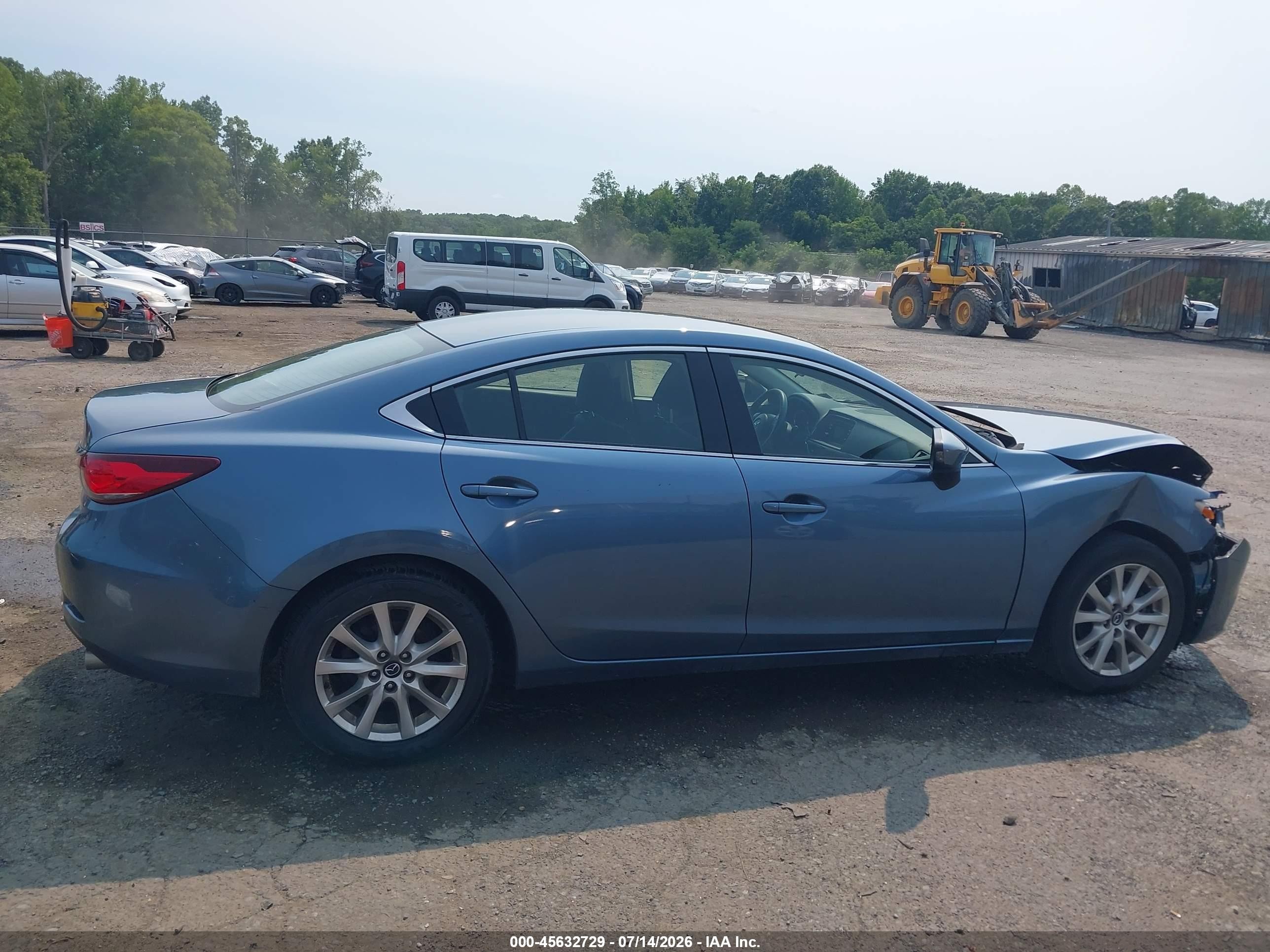 2015 Mazda Mazda6 I Sport Blue vin: JM1GJ1U64F1177900