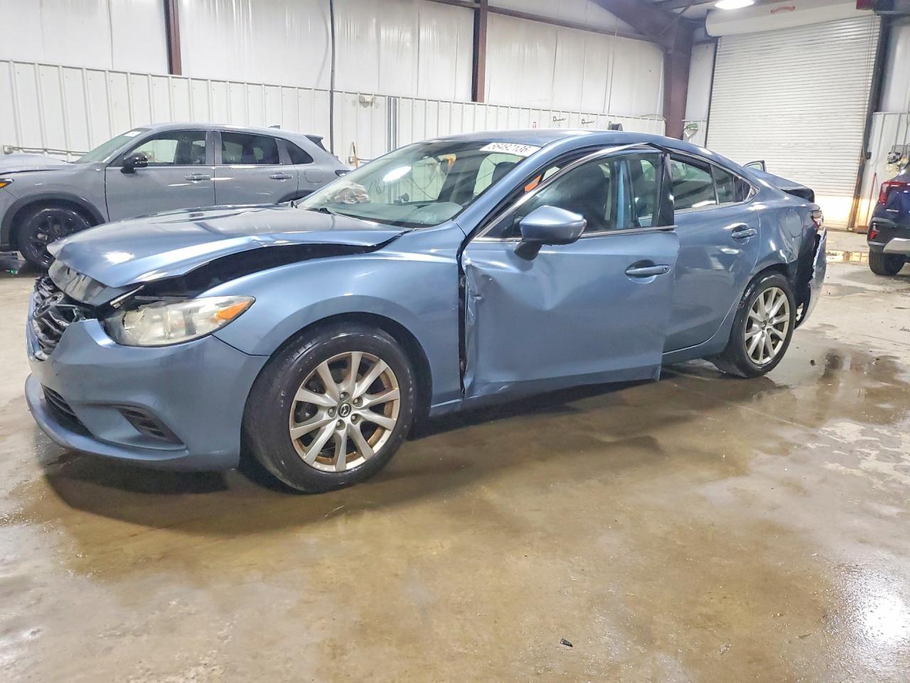 2014 Mazda 6 Sport Синий vin: JM1GJ1U65E1147335