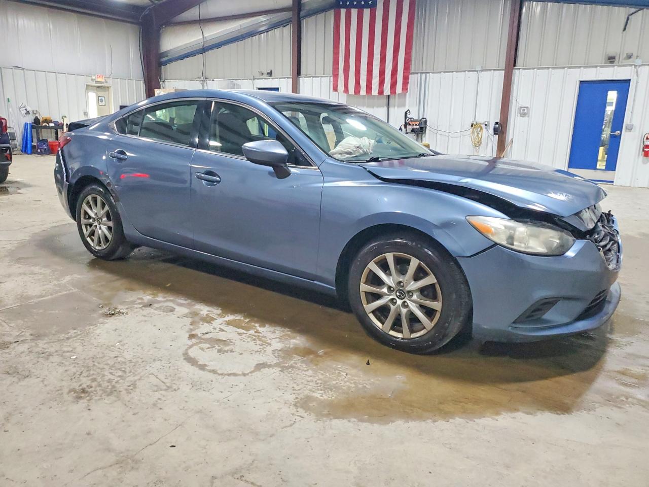 2014 Mazda 6 Sport Синий vin: JM1GJ1U65E1147335