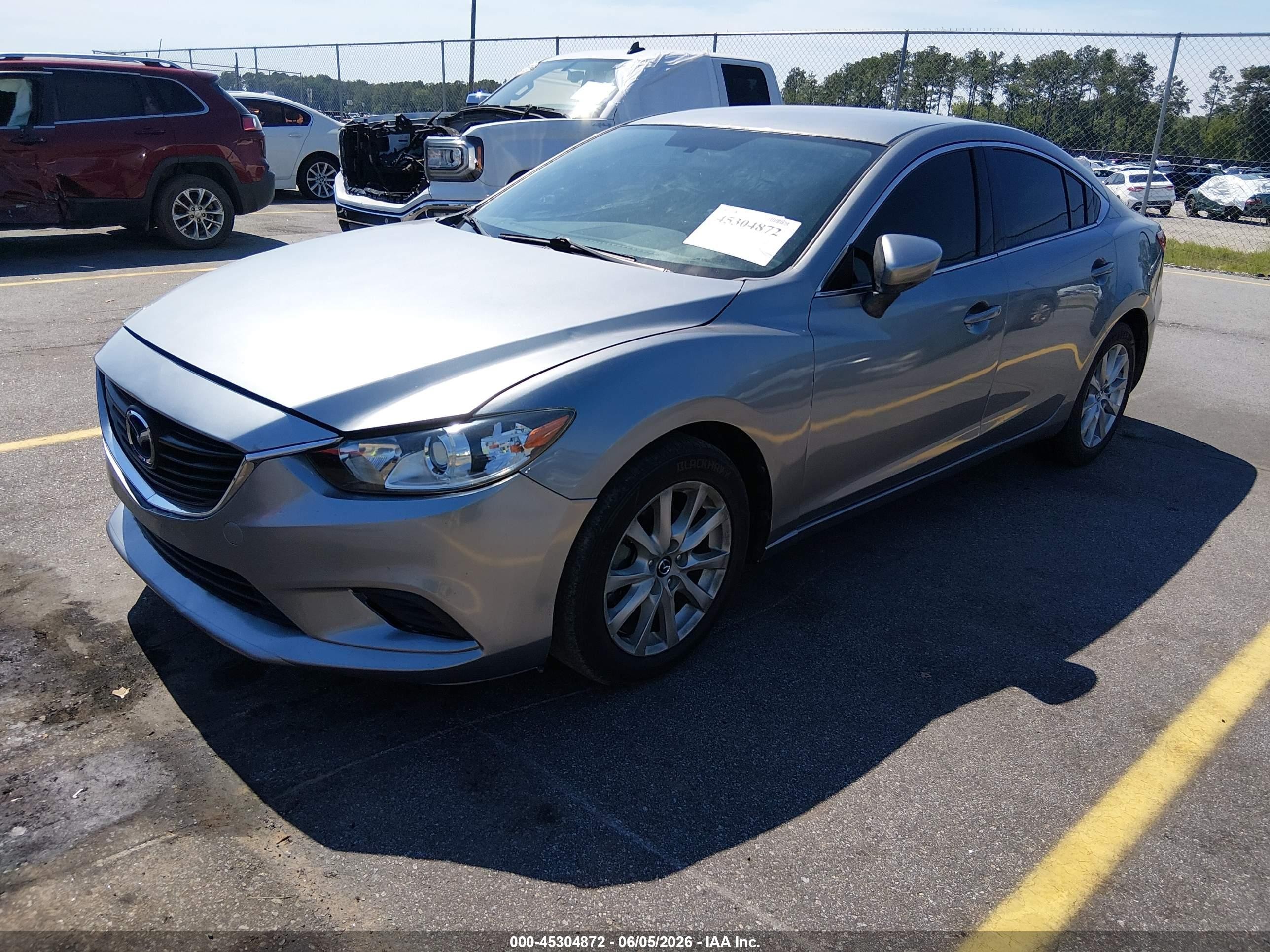 2015 Mazda Mazda6 I Sport Silver vin: JM1GJ1U65F1164041