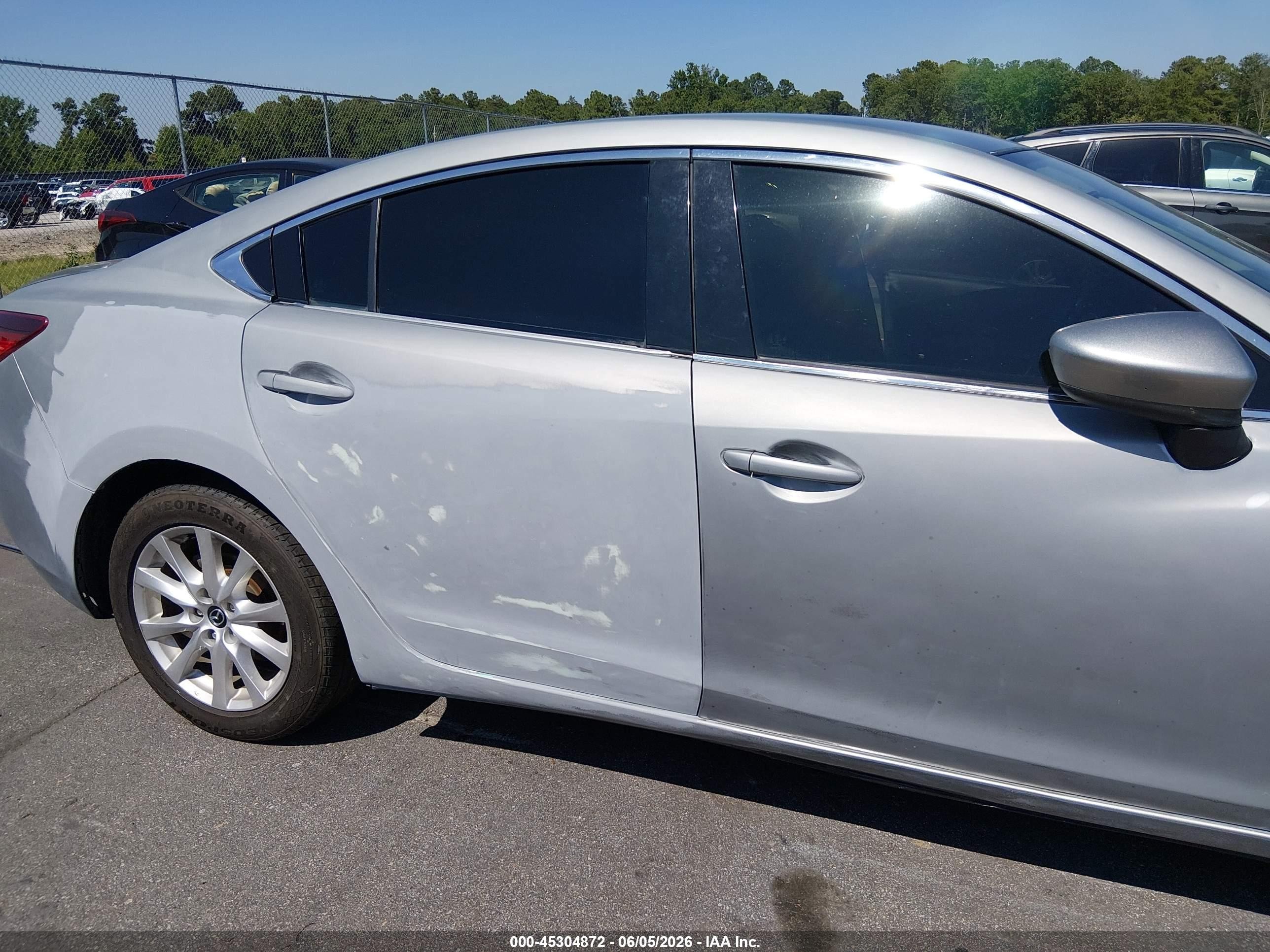 2015 Mazda Mazda6 I Sport Silver vin: JM1GJ1U65F1164041