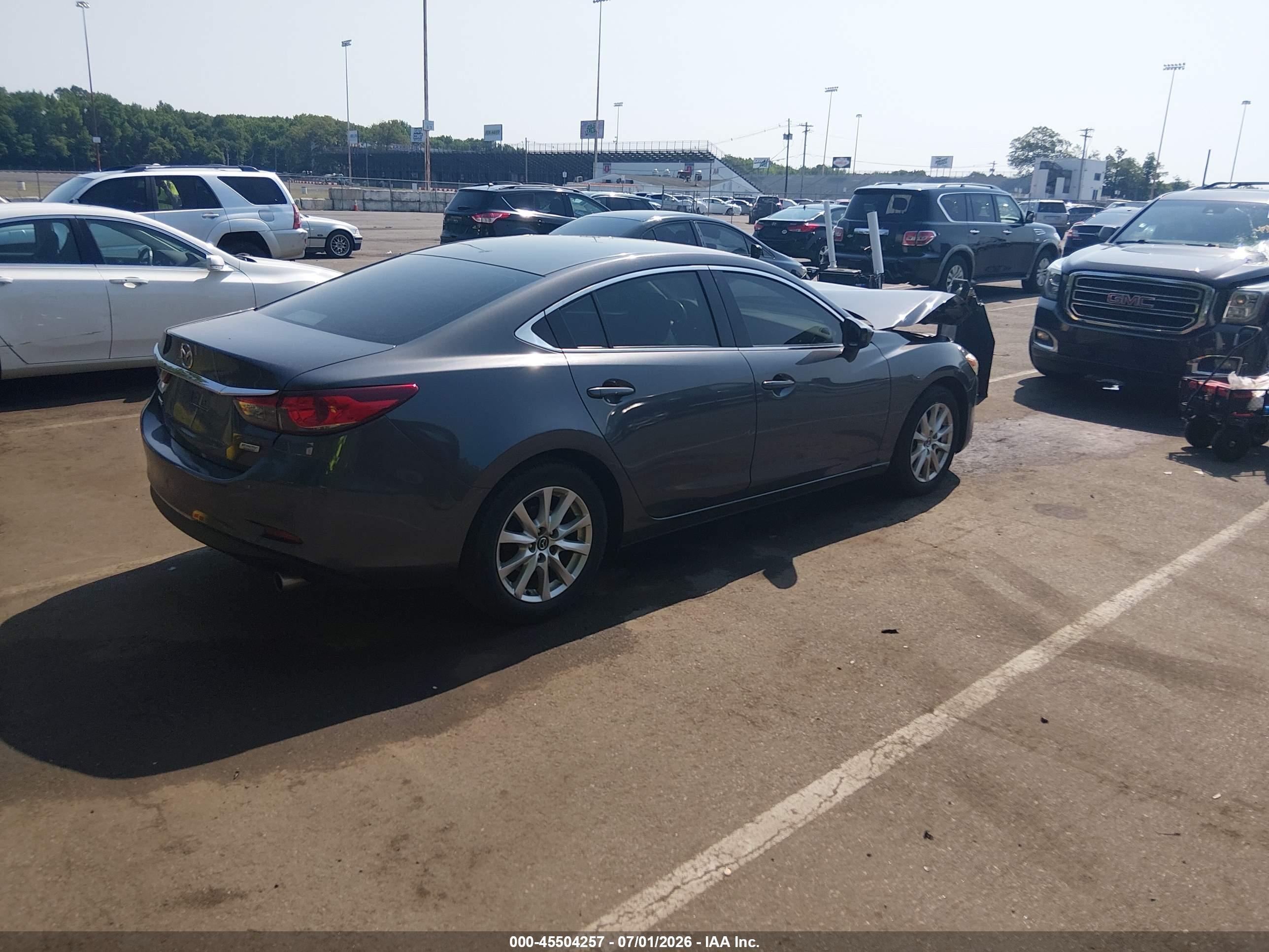 2015 Mazda Mazda6 I Sport Gray vin: JM1GJ1U65F1171393