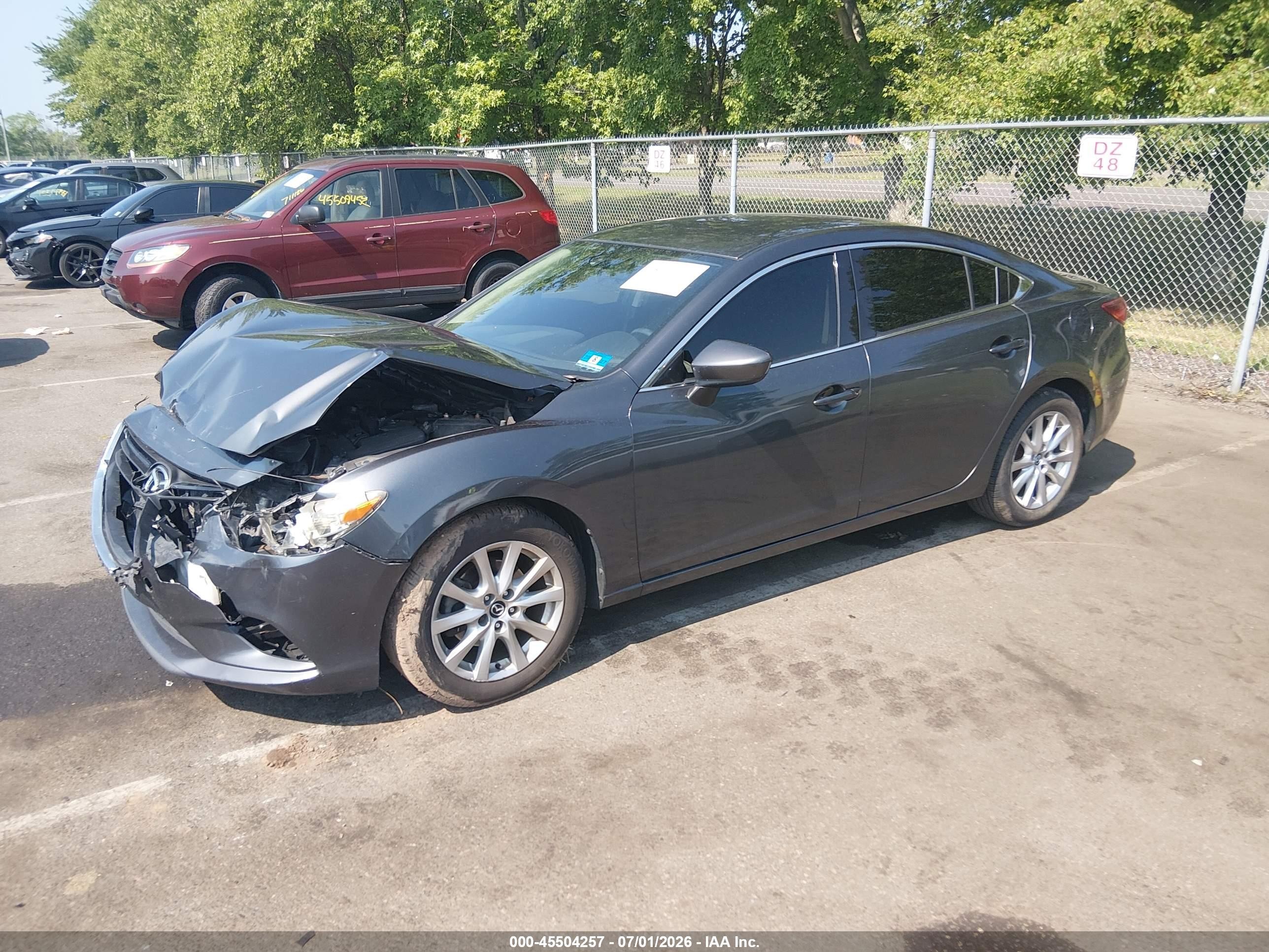 2015 Mazda Mazda6 I Sport Gray vin: JM1GJ1U65F1171393