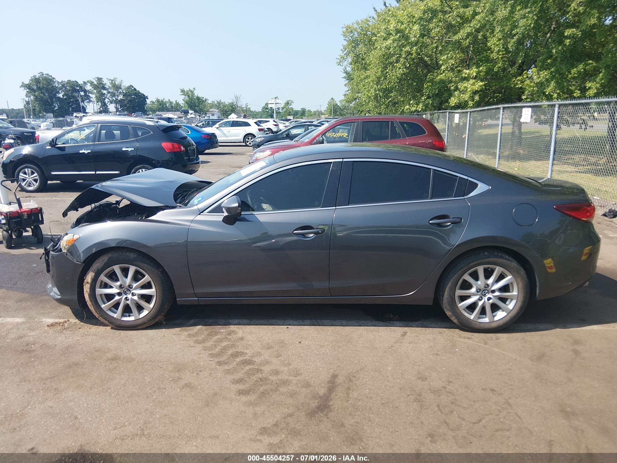 2015 Mazda Mazda6 I Sport Gray vin: JM1GJ1U65F1171393