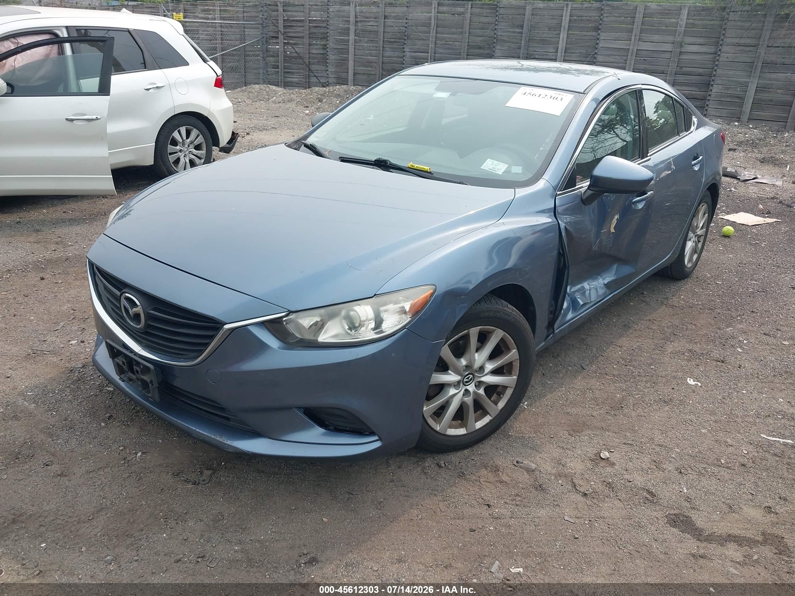 2014 Mazda Mazda6 I Sport Blue vin: JM1GJ1U67E1146851
