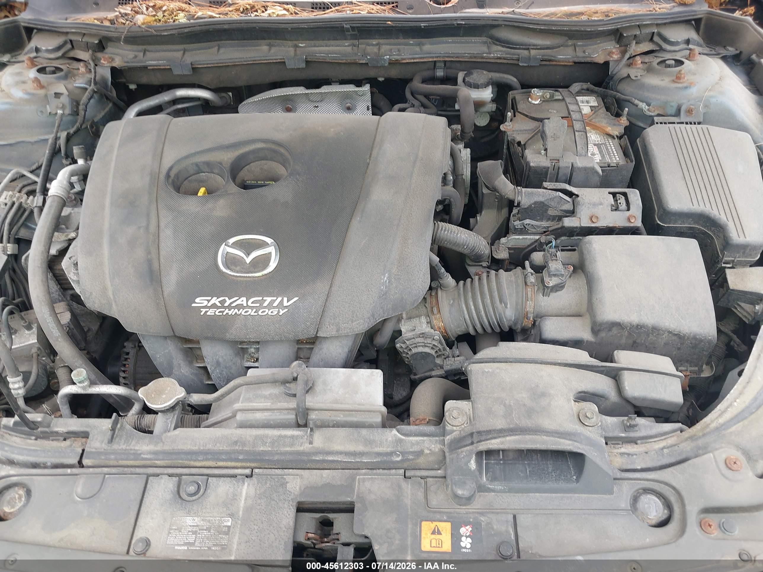 2014 Mazda Mazda6 I Sport Blue vin: JM1GJ1U67E1146851
