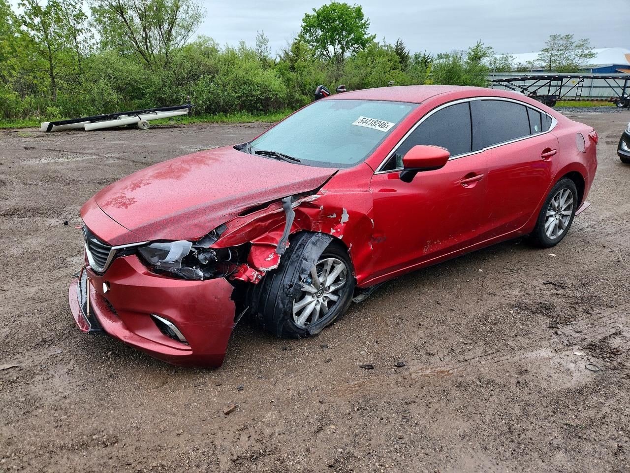 2015 Mazda 6 Sport Red vin: JM1GJ1U67F1163702