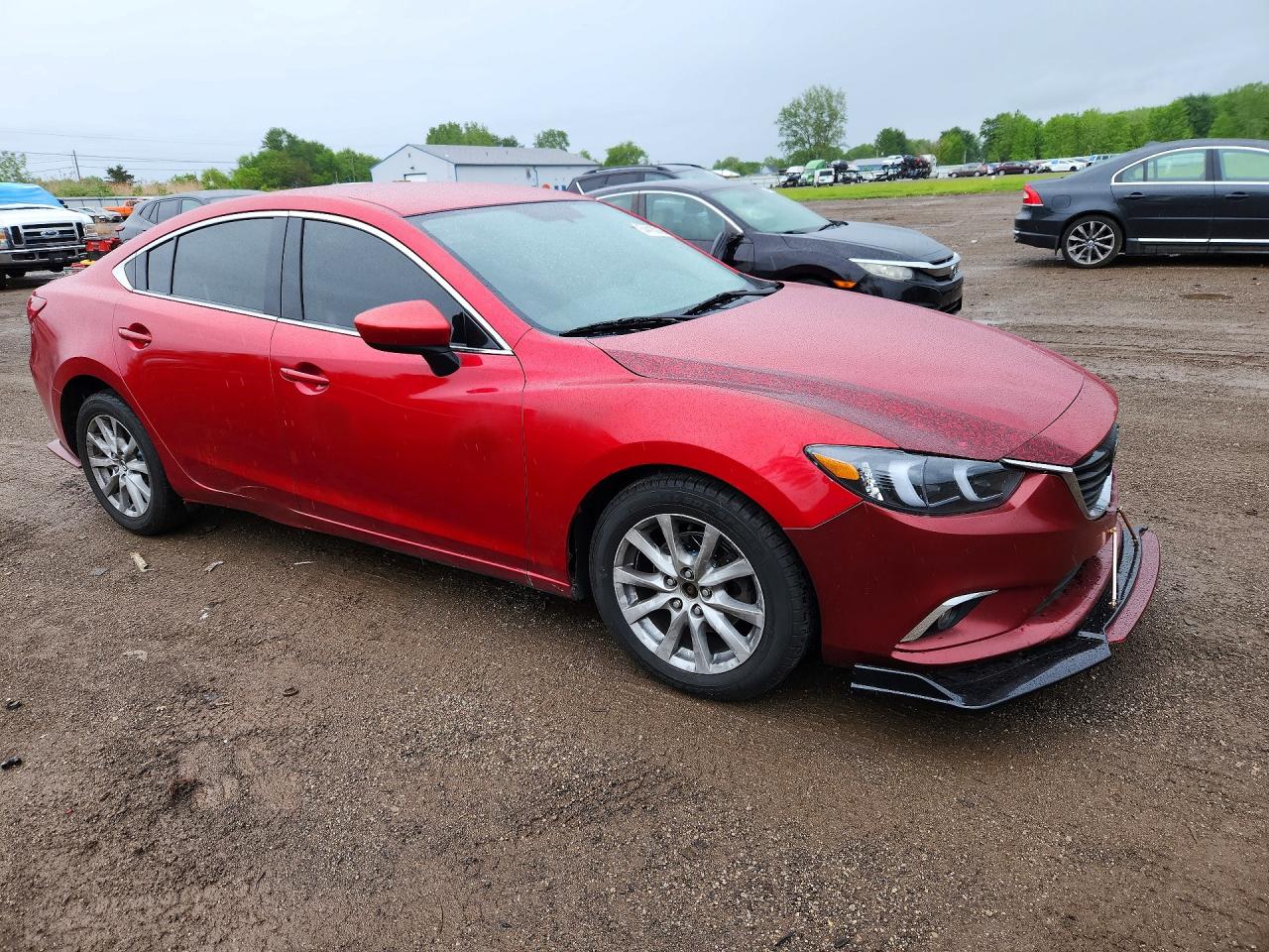 2015 Mazda 6 Sport Red vin: JM1GJ1U67F1163702