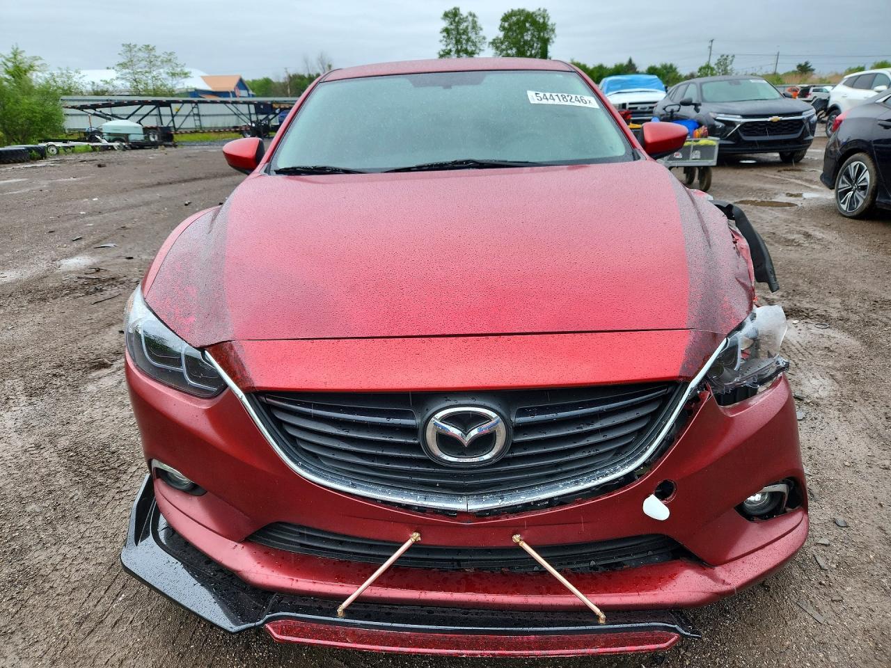 2015 Mazda 6 Sport Red vin: JM1GJ1U67F1163702