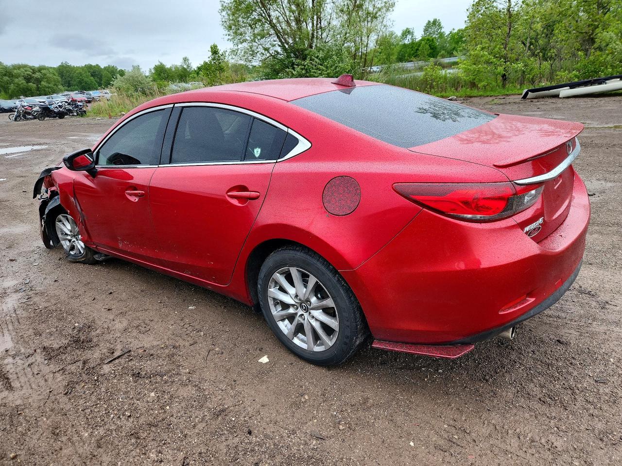 2015 Mazda 6 Sport Red vin: JM1GJ1U67F1163702