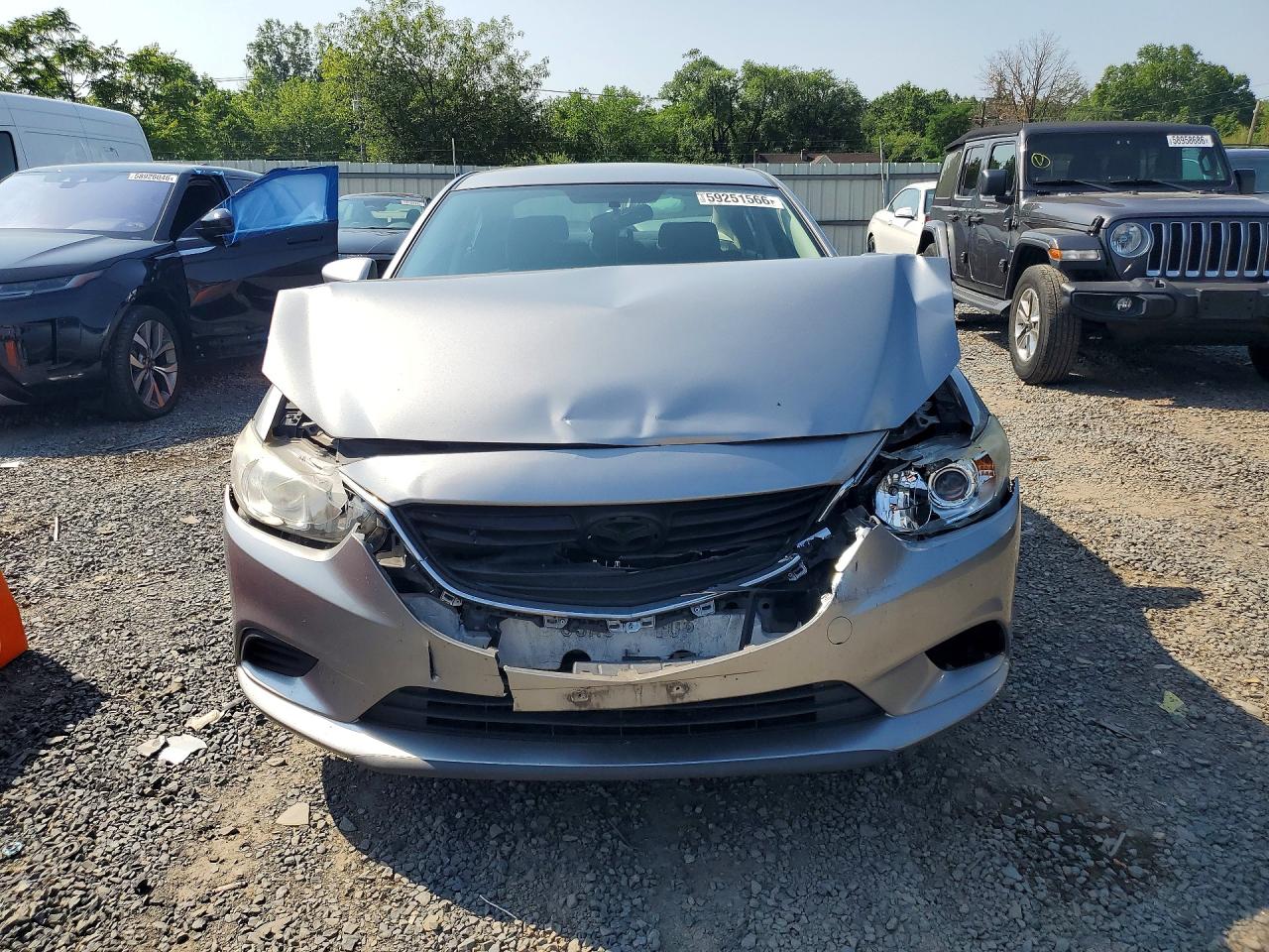 2015 Mazda 6 Sport Серебряный vin: JM1GJ1U67F1167541