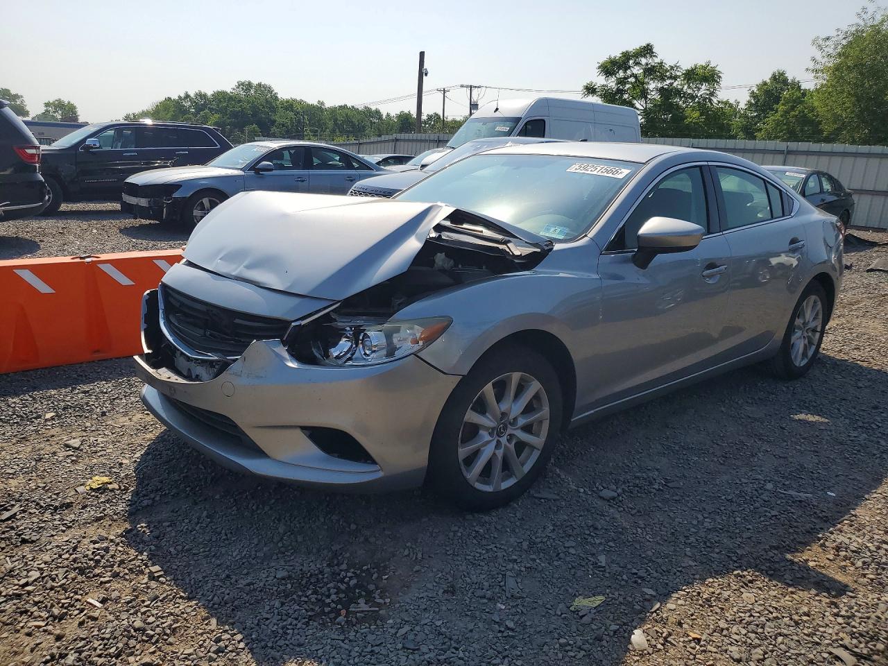 2015 Mazda 6 Sport Серебряный vin: JM1GJ1U67F1167541