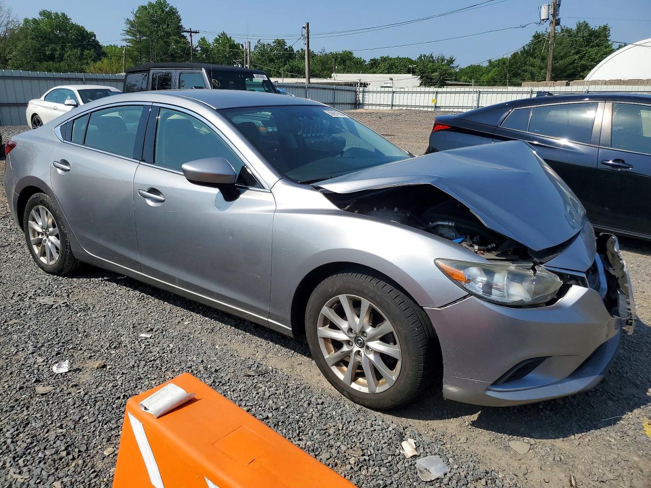 2015 Mazda 6 Sport Серебряный vin: JM1GJ1U67F1167541