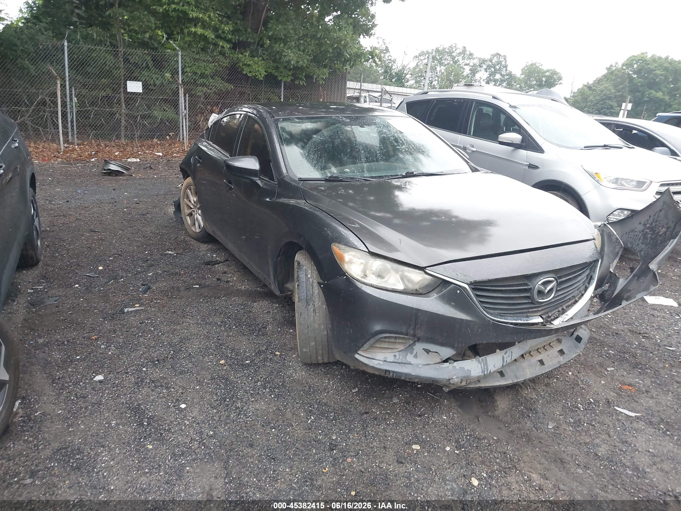2015 Mazda Mazda6 I Sport Серый vin: JM1GJ1U67F1167975