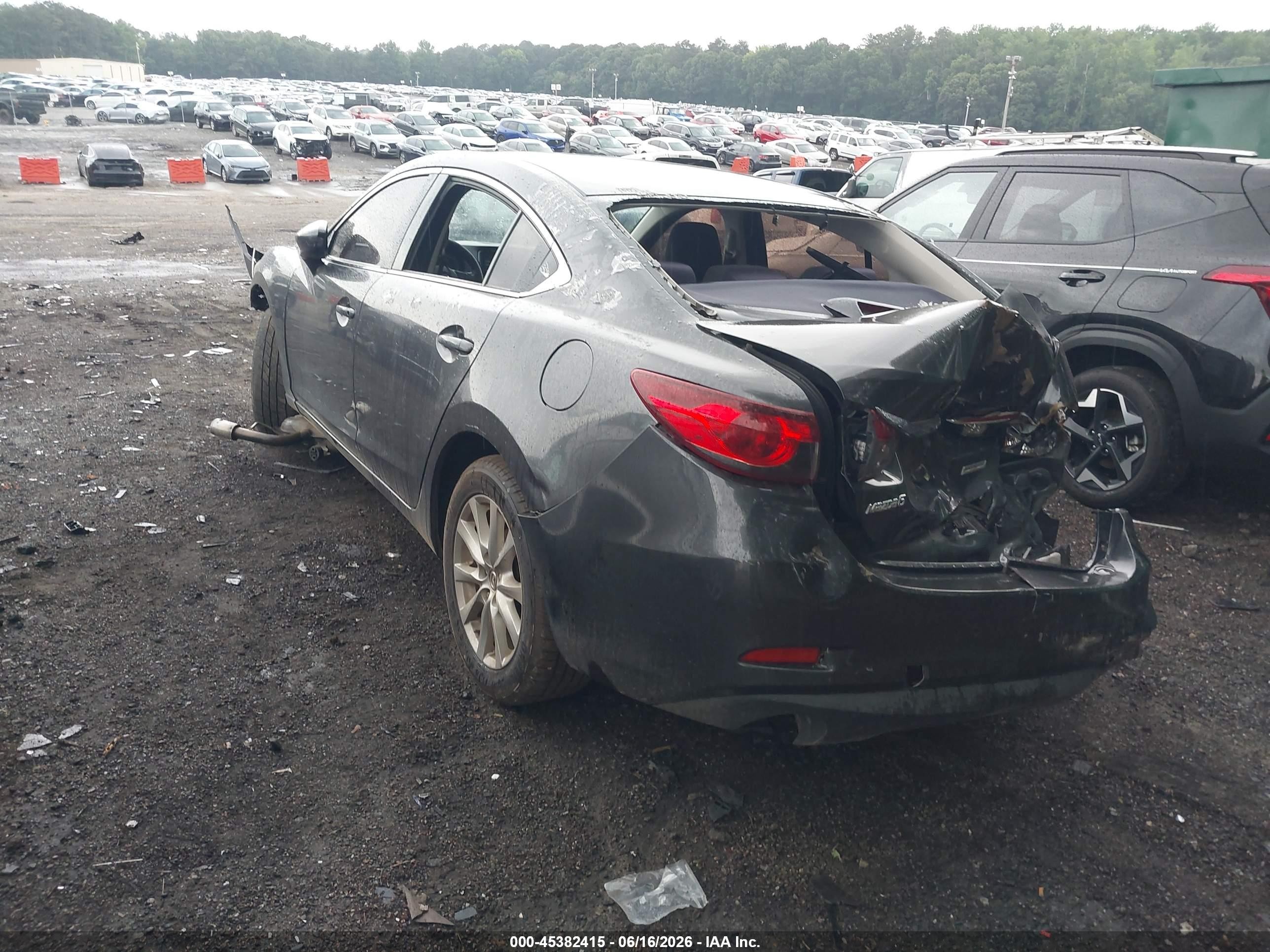 2015 Mazda Mazda6 I Sport Gray vin: JM1GJ1U67F1167975