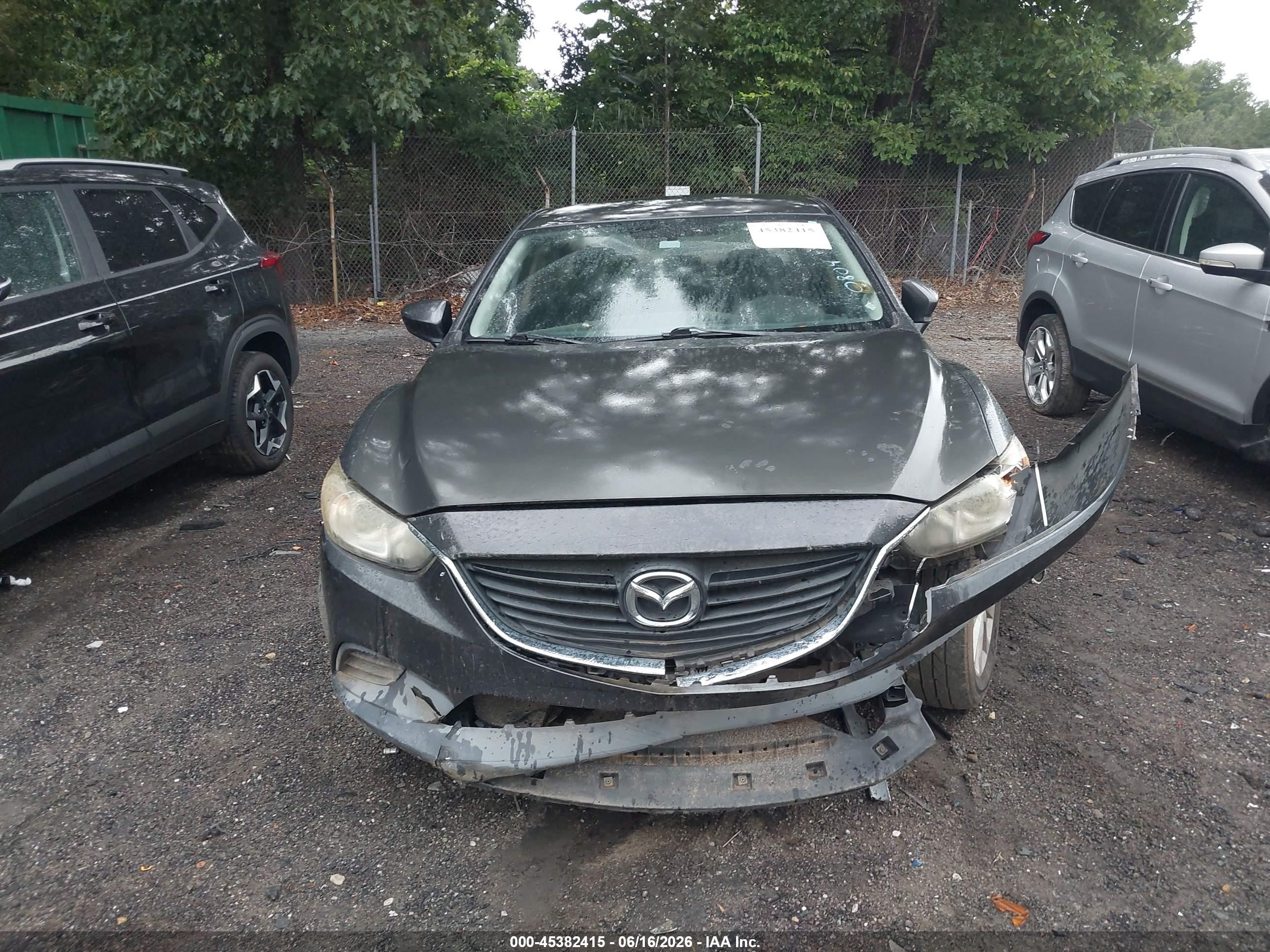 2015 Mazda Mazda6 I Sport Gray vin: JM1GJ1U67F1167975