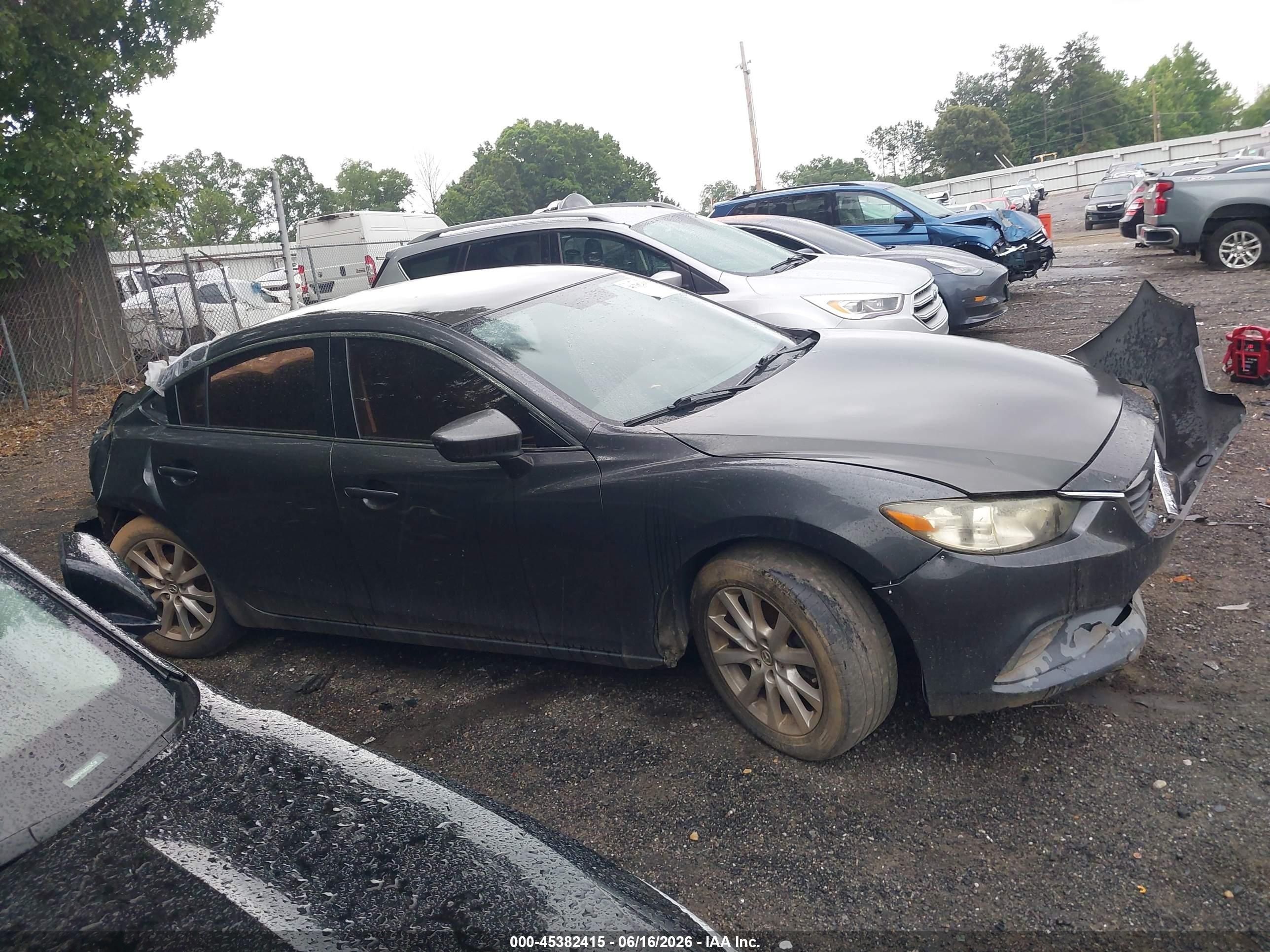 2015 Mazda Mazda6 I Sport Gray vin: JM1GJ1U67F1167975