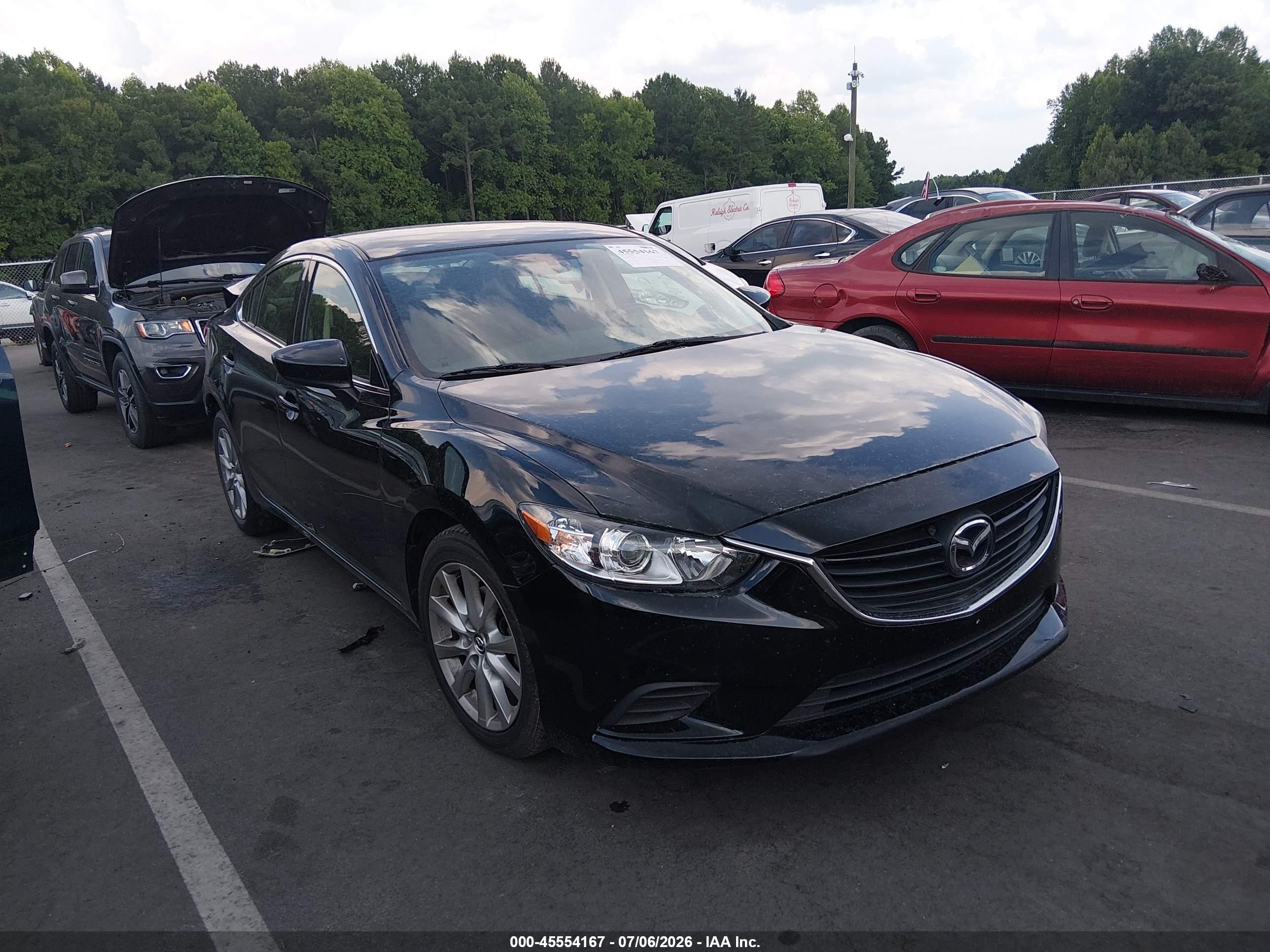 2015 Mazda Mazda6   Black vin: JM1GJ1U68F1163921