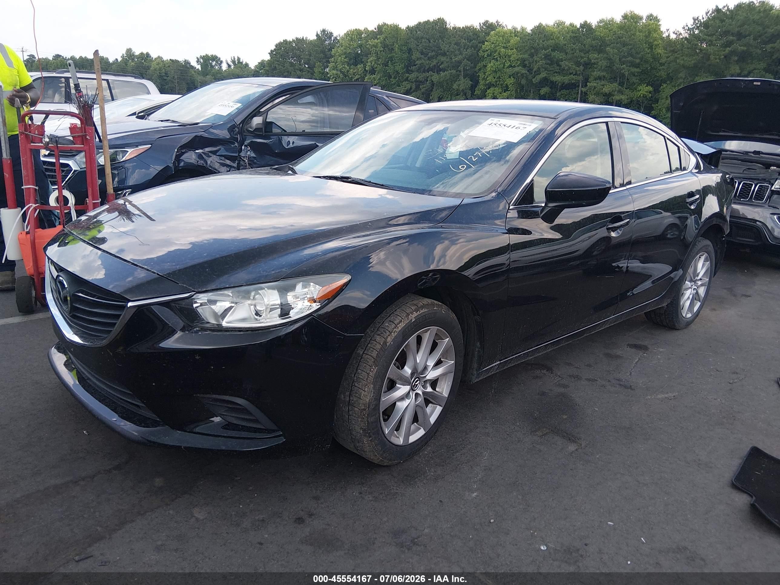 2015 Mazda Mazda6   Черный vin: JM1GJ1U68F1163921