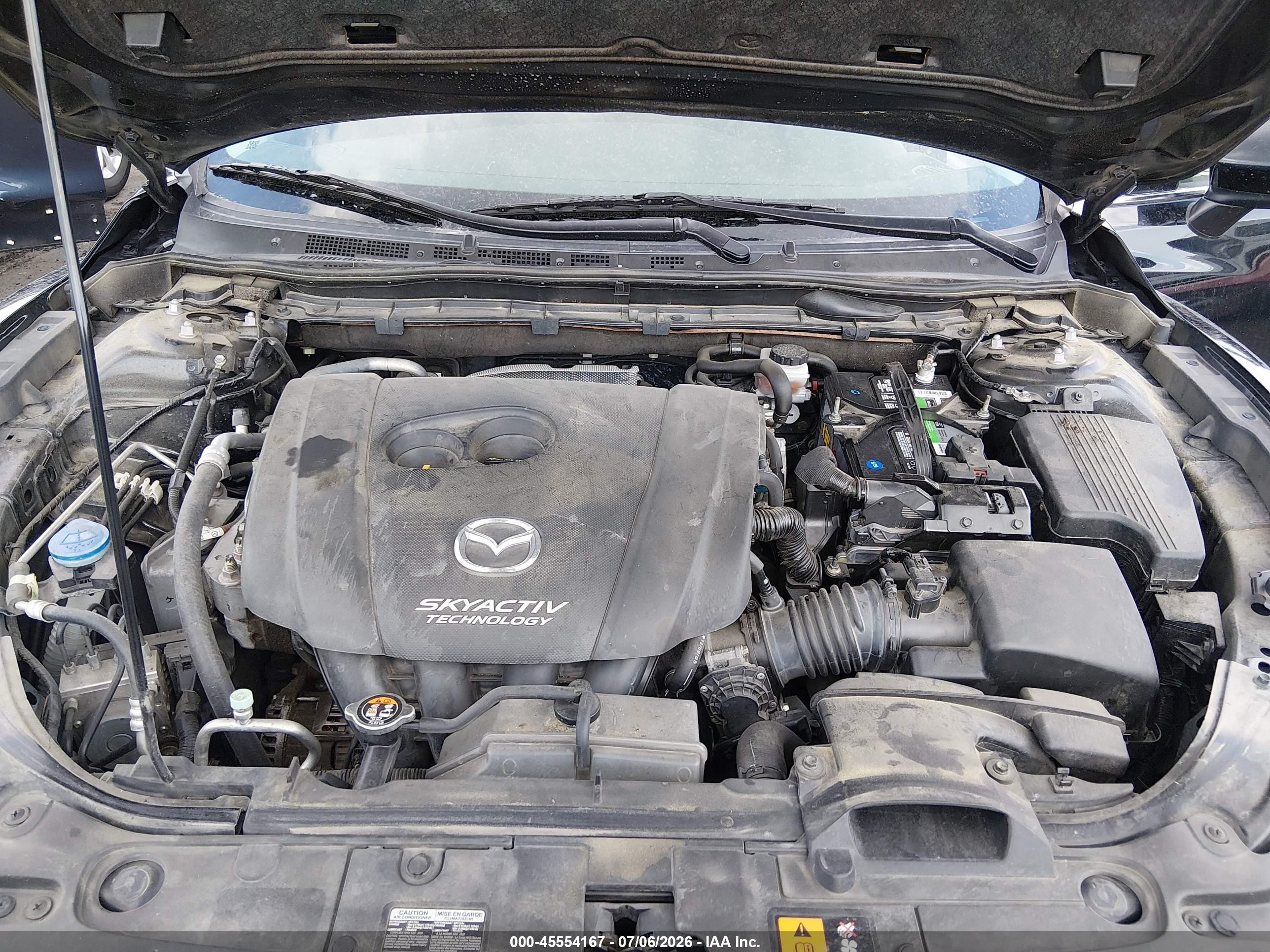 2015 Mazda Mazda6   Черный vin: JM1GJ1U68F1163921