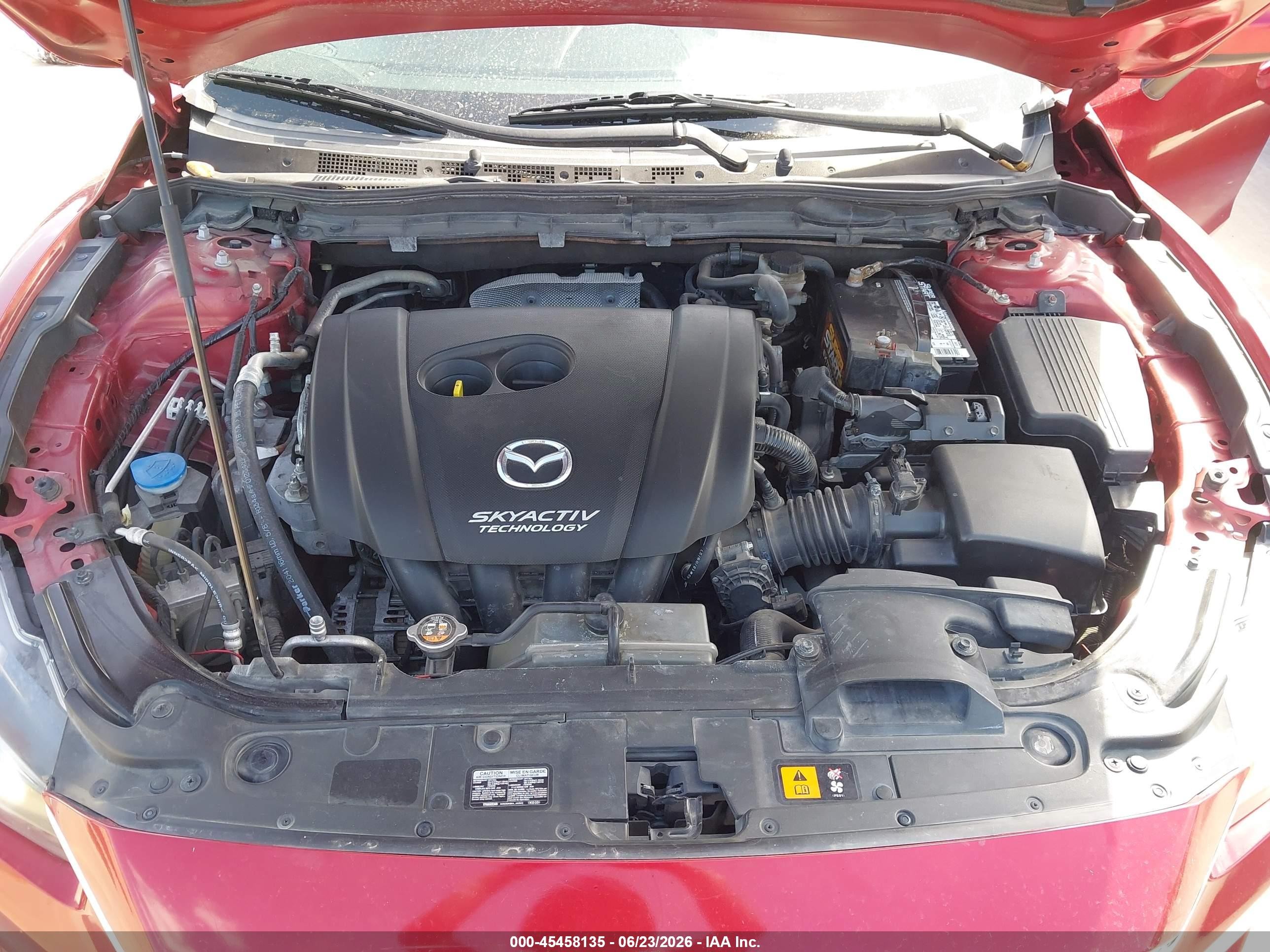 2015 Mazda Mazda6 I Sport Red vin: JM1GJ1U68F1169444