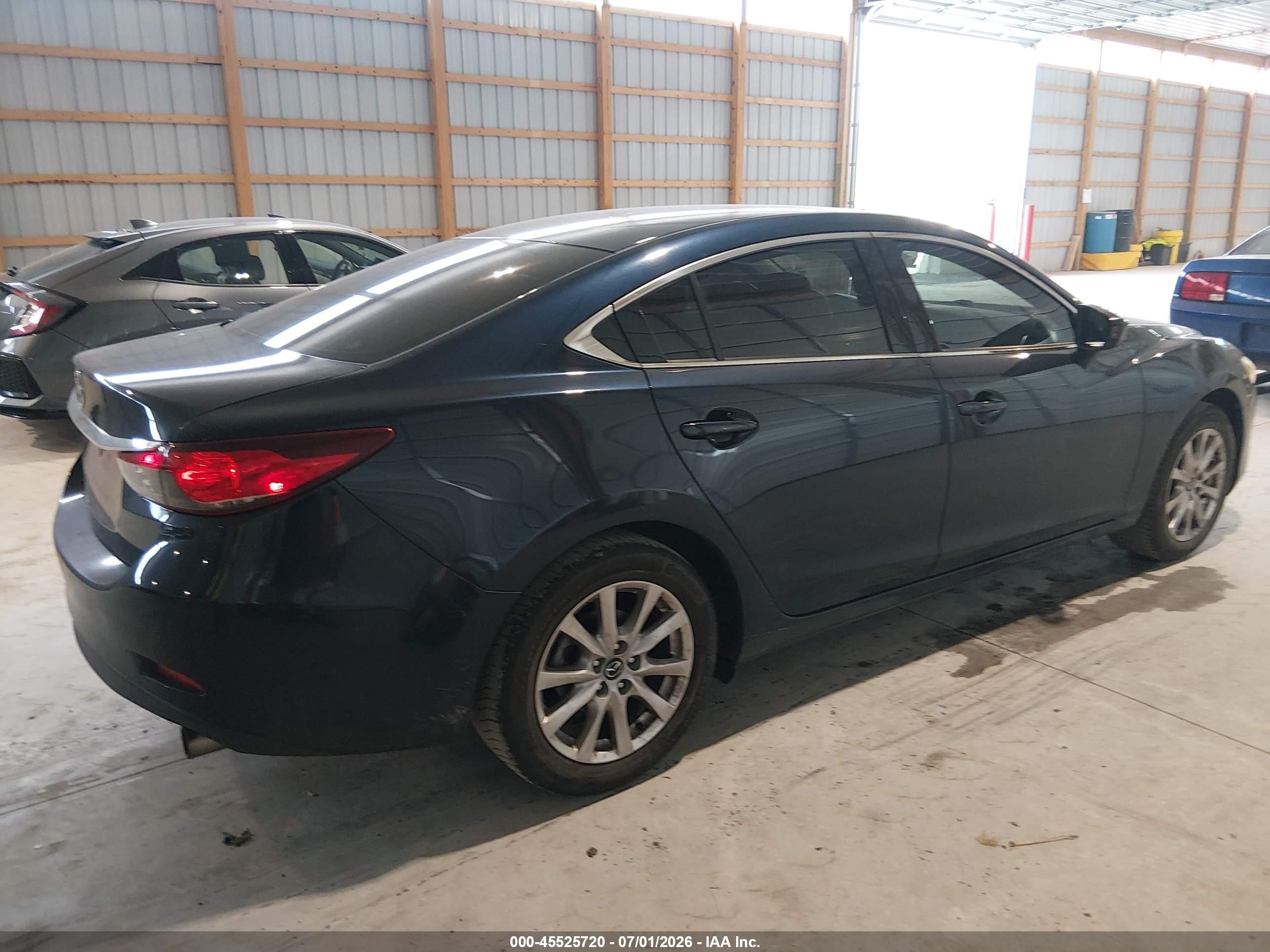 2015 Mazda Mazda6 I Sport Blue vin: JM1GJ1U68F1176037