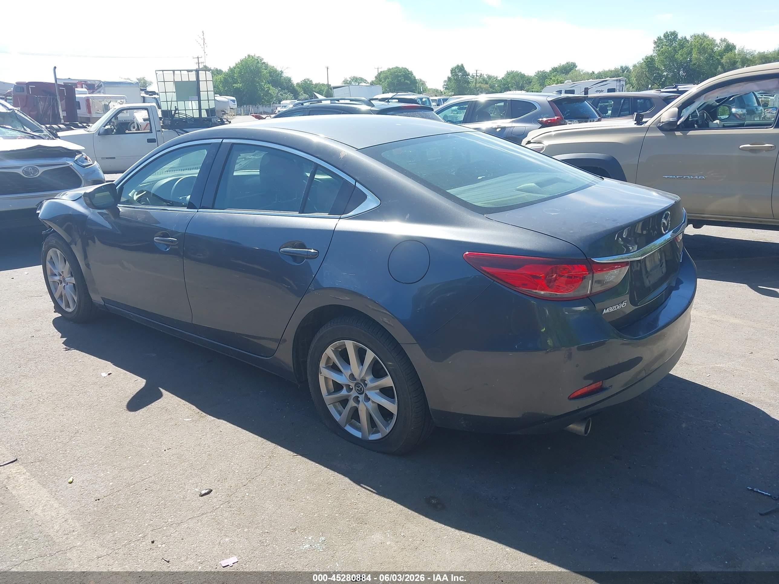 2015 Mazda Mazda6 I Sport Gray vin: JM1GJ1U68F1178743
