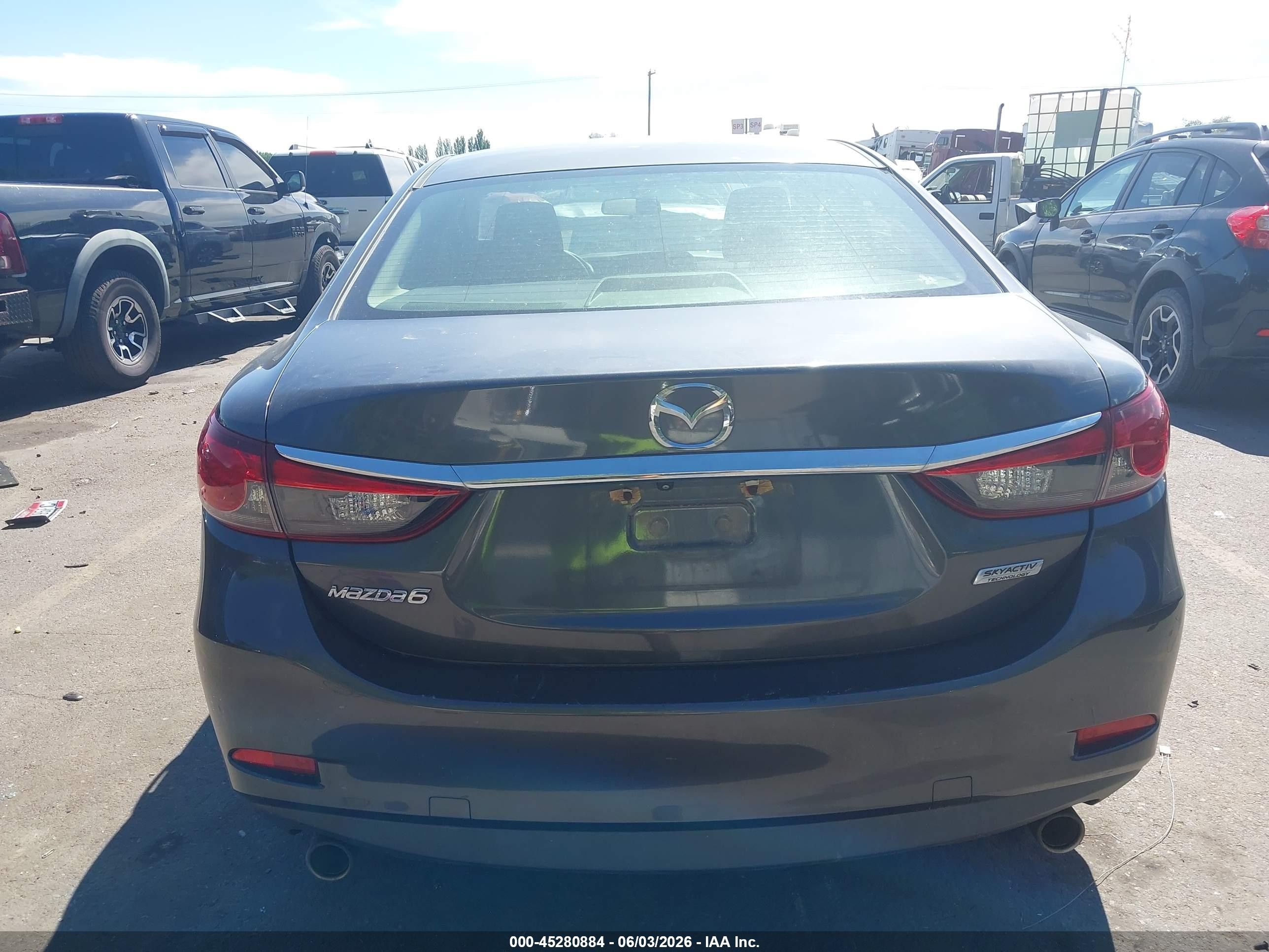 2015 Mazda Mazda6 I Sport Gray vin: JM1GJ1U68F1178743