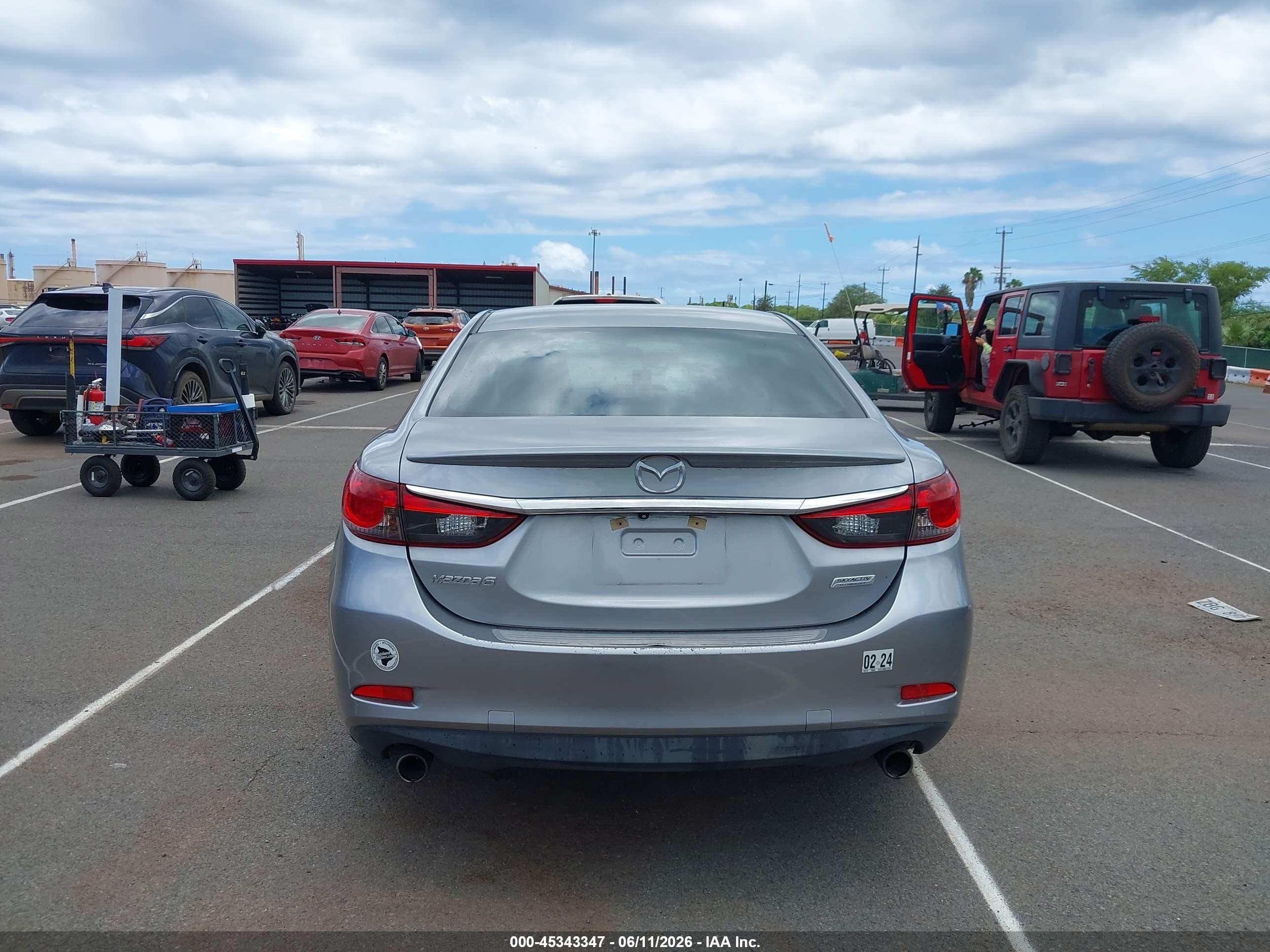 2014 Mazda Mazda6 I Sport Серебряный vin: JM1GJ1U69E1137441