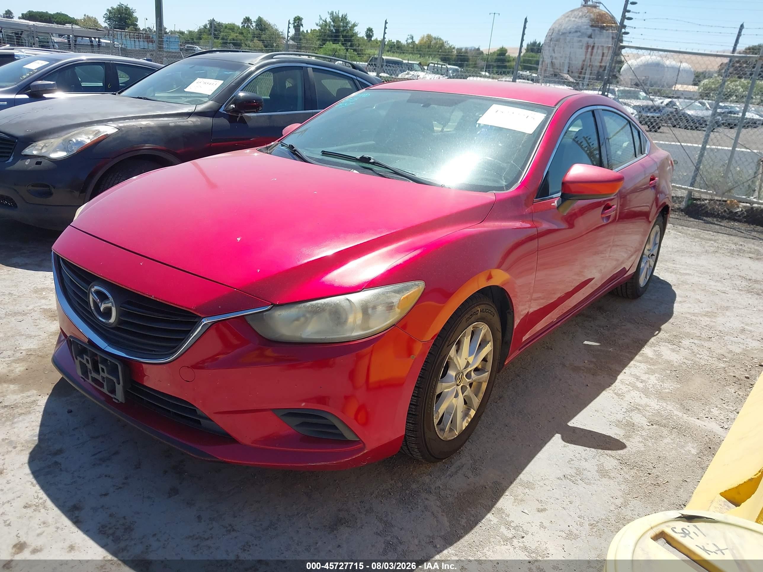 2015 Mazda Mazda6 I Sport Red vin: JM1GJ1U69F1167217