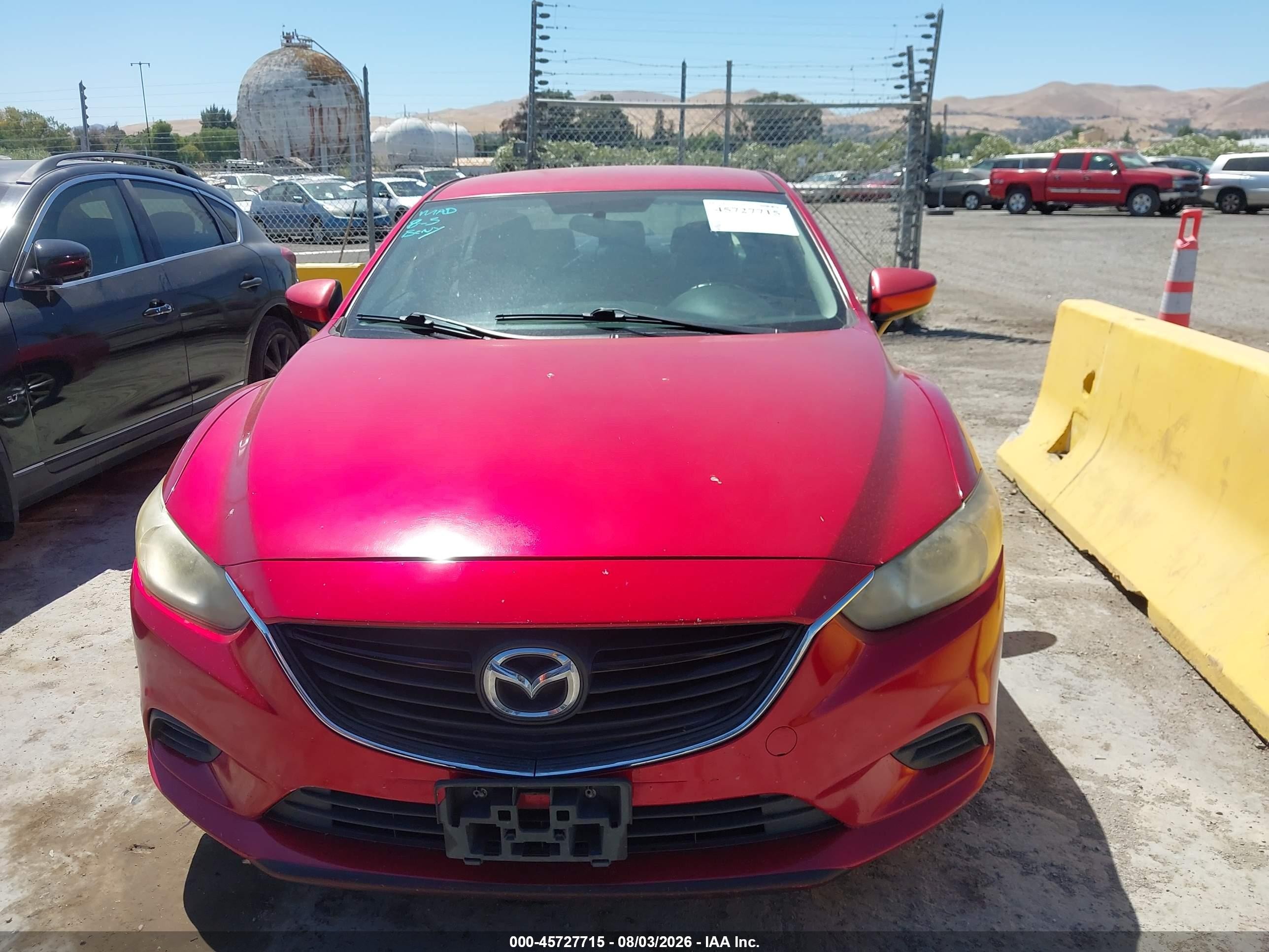 2015 Mazda Mazda6 I Sport Red vin: JM1GJ1U69F1167217