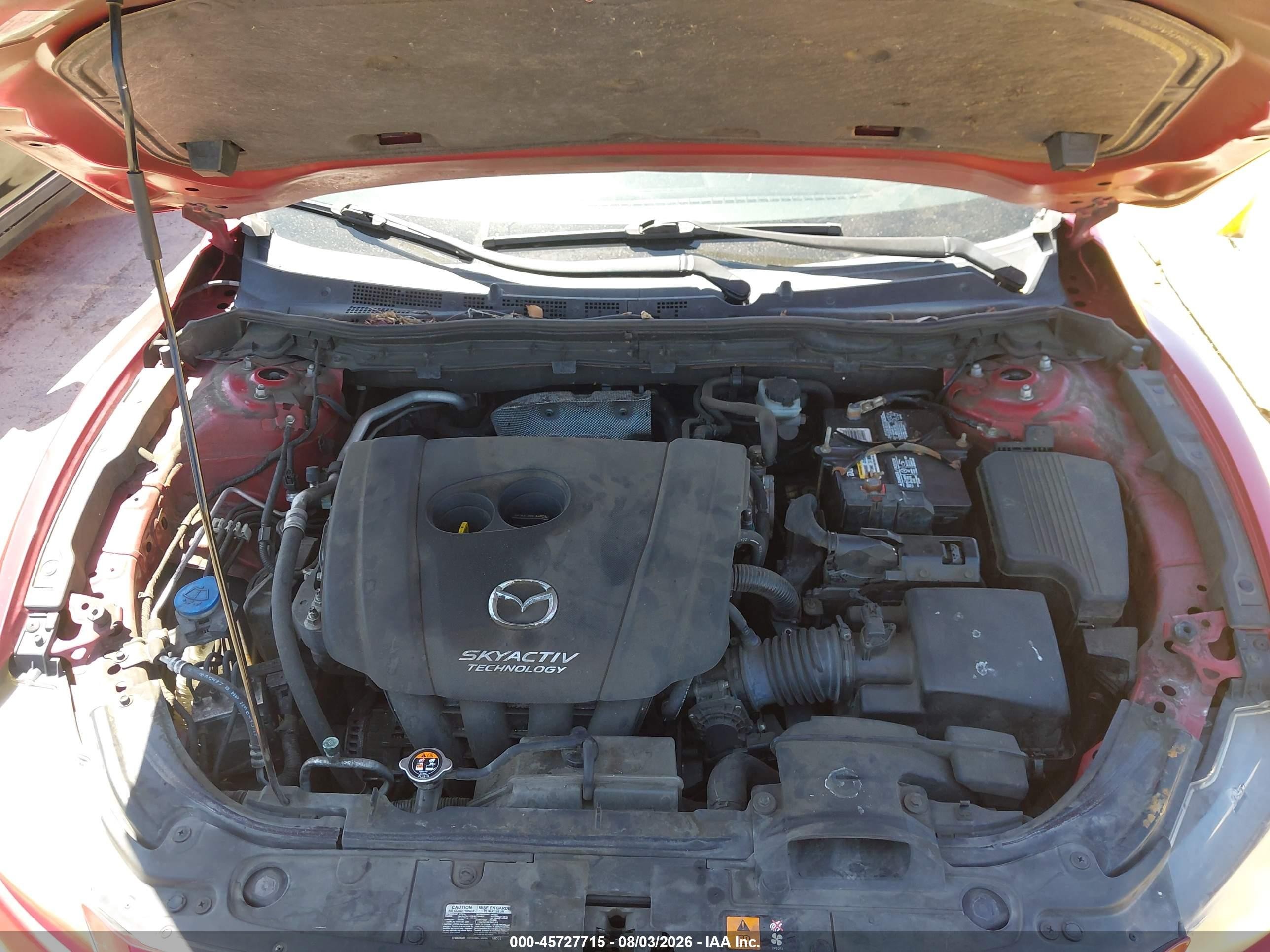 2015 Mazda Mazda6 I Sport Red vin: JM1GJ1U69F1167217
