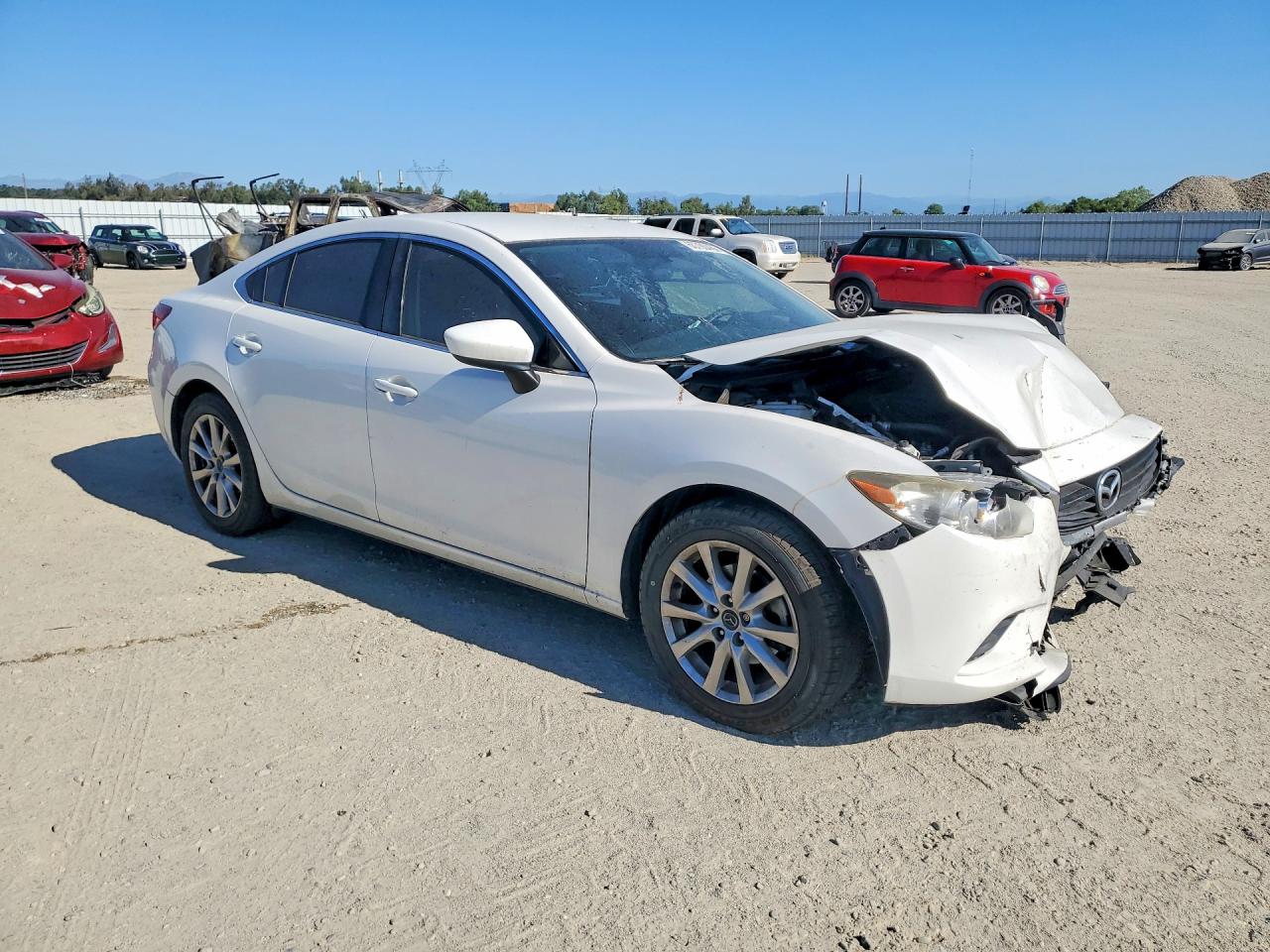2015 Mazda 6 Sport White vin: JM1GJ1U69F1169680