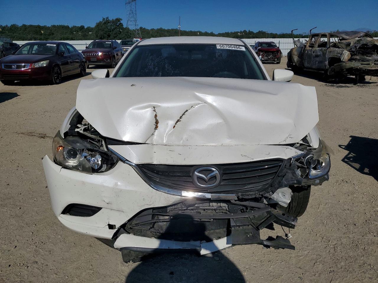 2015 Mazda 6 Sport White vin: JM1GJ1U69F1169680