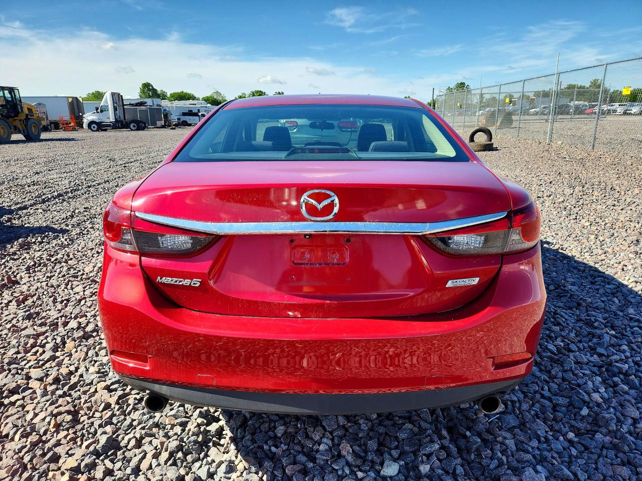 2014 Mazda 6 Sport Red vin: JM1GJ1U6XE1123063