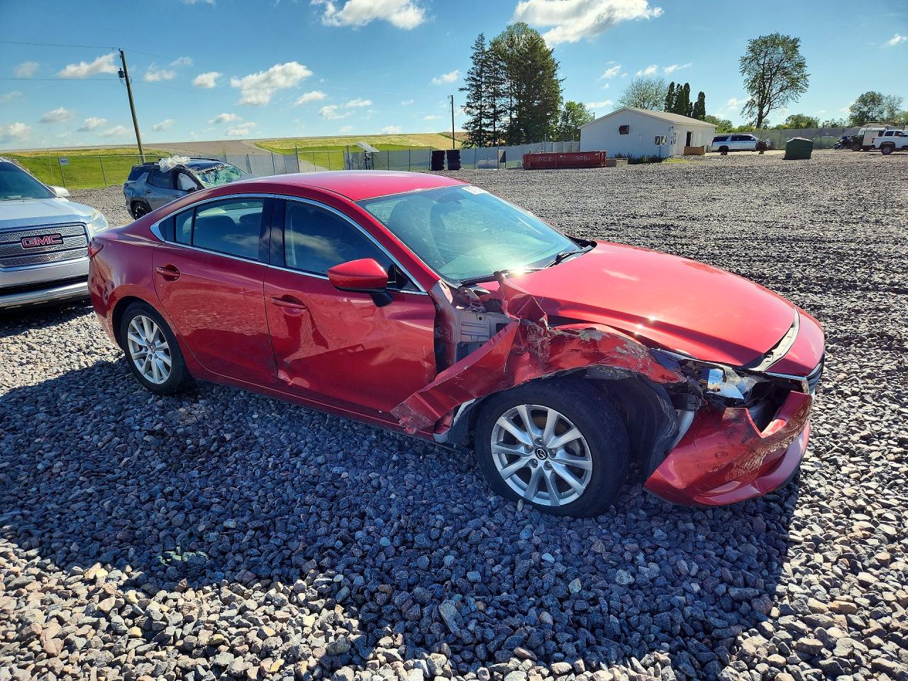 2014 Mazda 6 Sport Red vin: JM1GJ1U6XE1123063