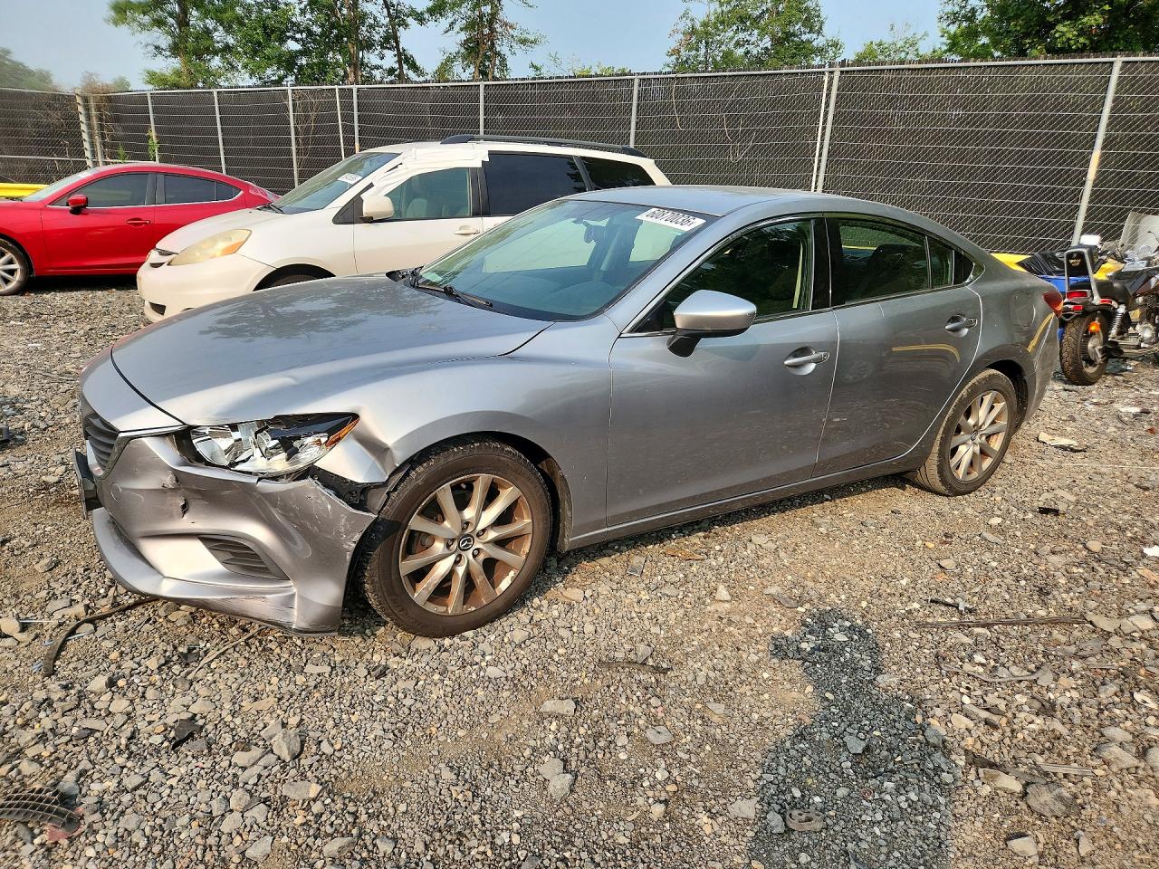 2014 Mazda 6 Sport Gray vin: JM1GJ1U6XE1134029