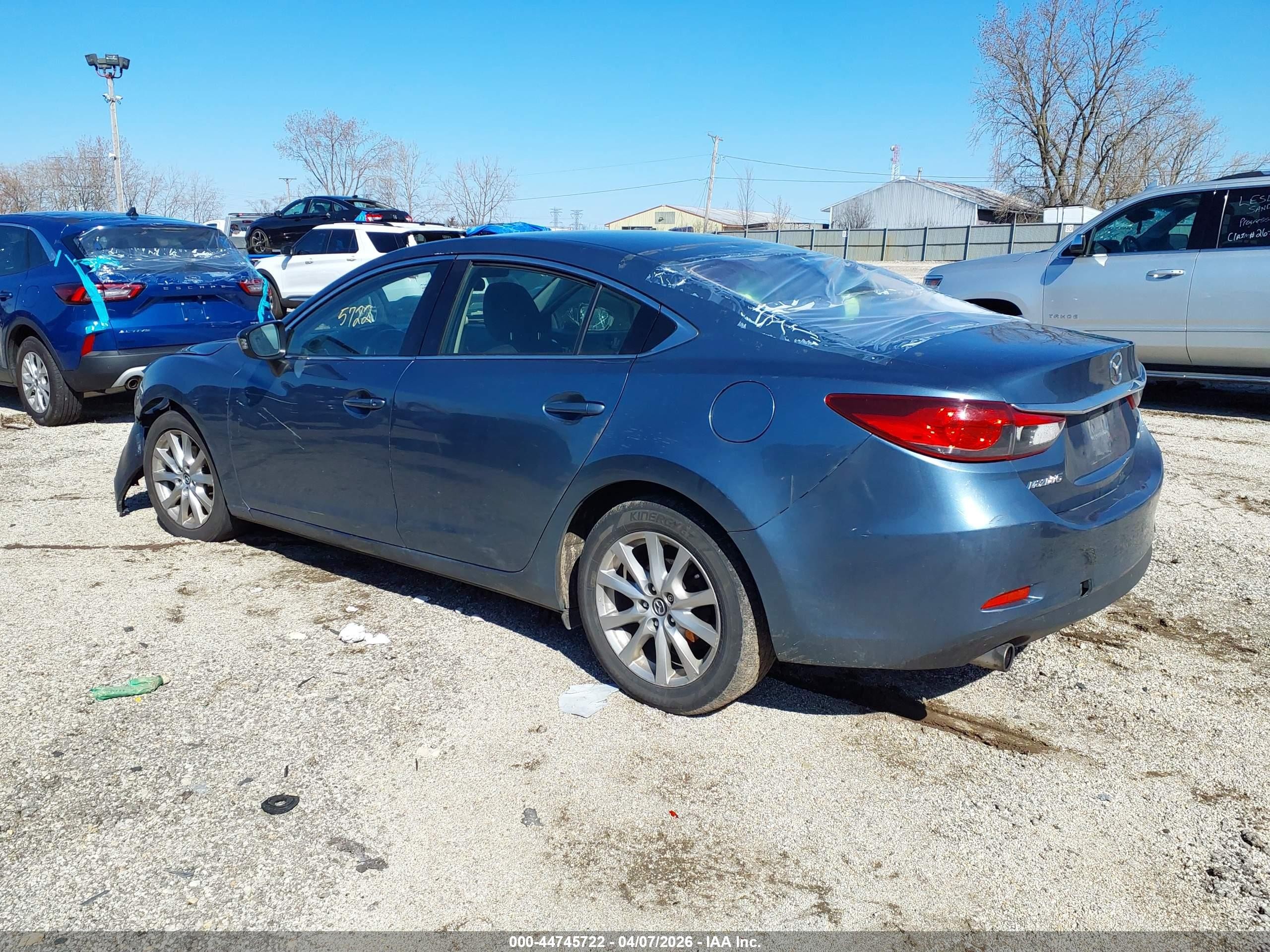 2014 Mazda Mazda6 I Sport Blue vin: JM1GJ1U6XE1140784