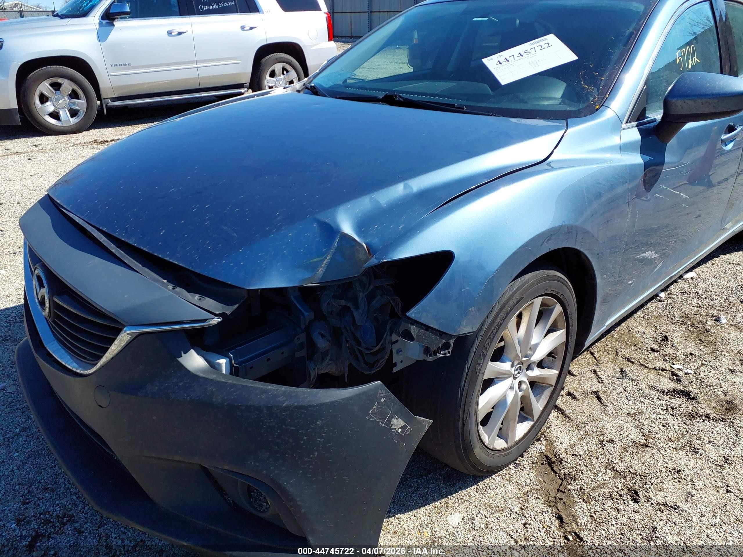 2014 Mazda Mazda6 I Sport Blue vin: JM1GJ1U6XE1140784